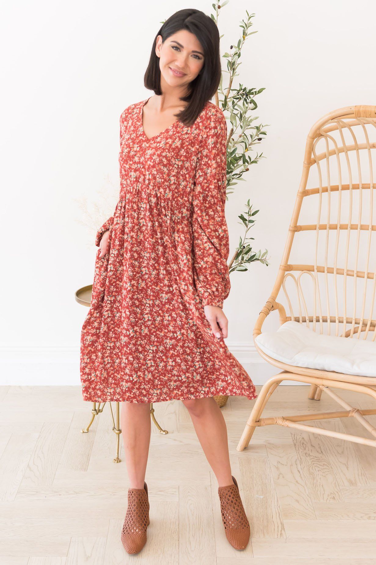 The Jelina Modest Dresses vendor-unknown