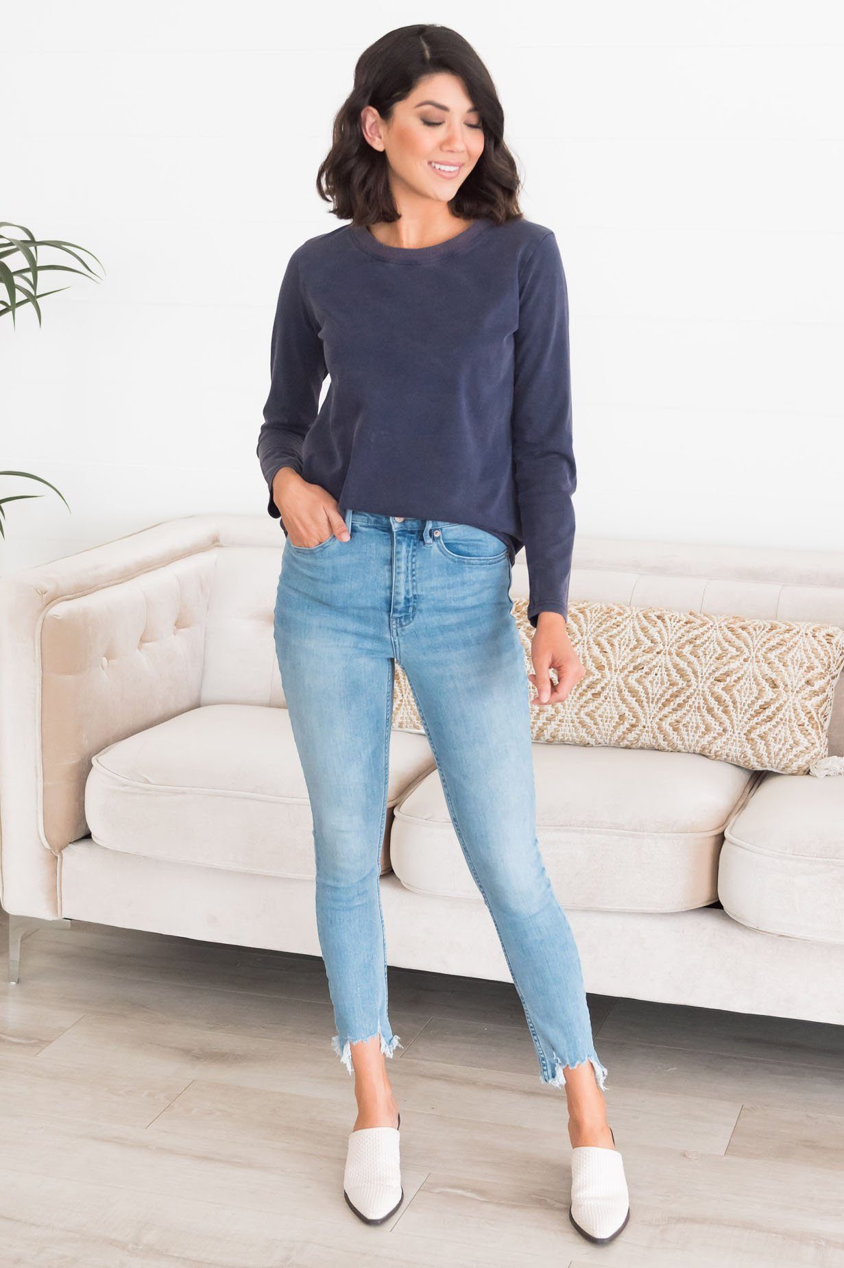 Casual Cutie Modest Blouse Modest Dresses vendor-unknown