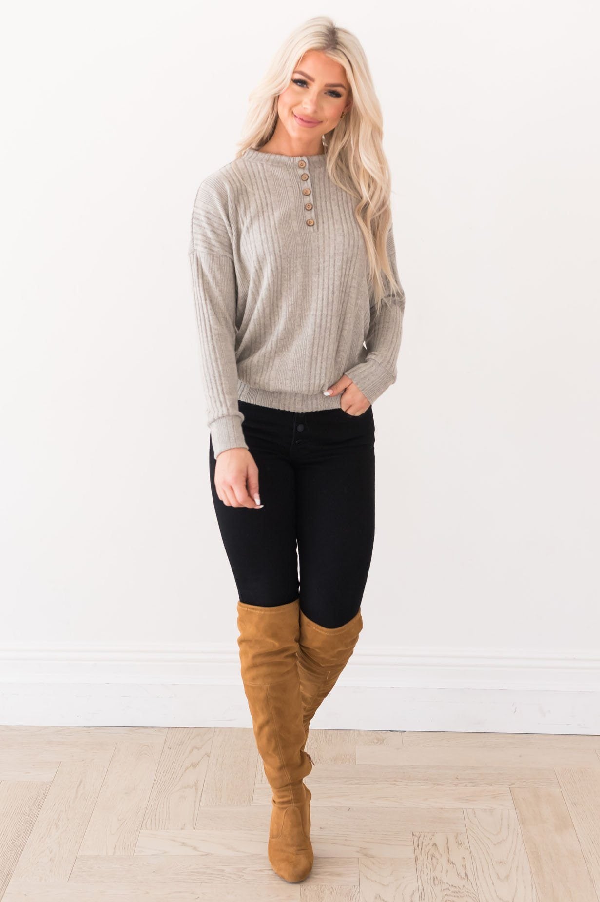 Pretty & Playful Modest Blouse Modest Dresses vendor-unknown