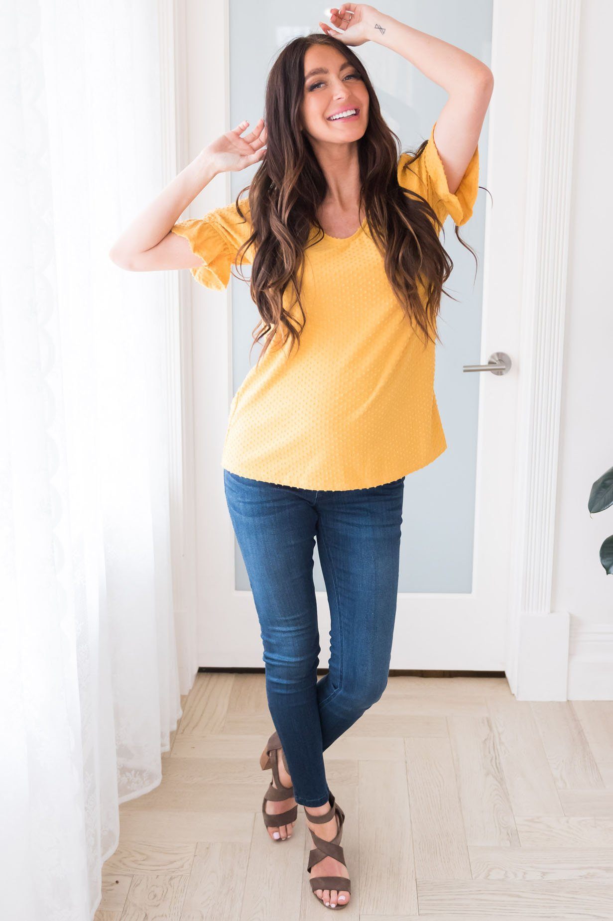 Big Things Ahead Modest Top Modest Dresses rebornj