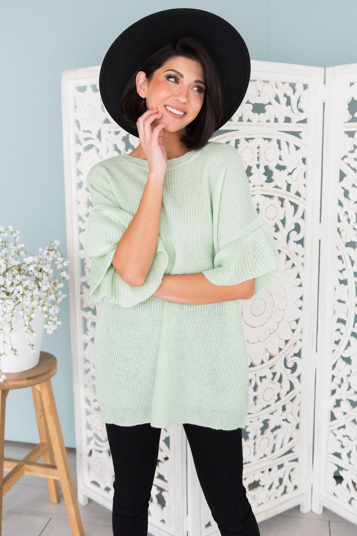 Look Close Modest Sweater Modest Dresses vendor-unknown