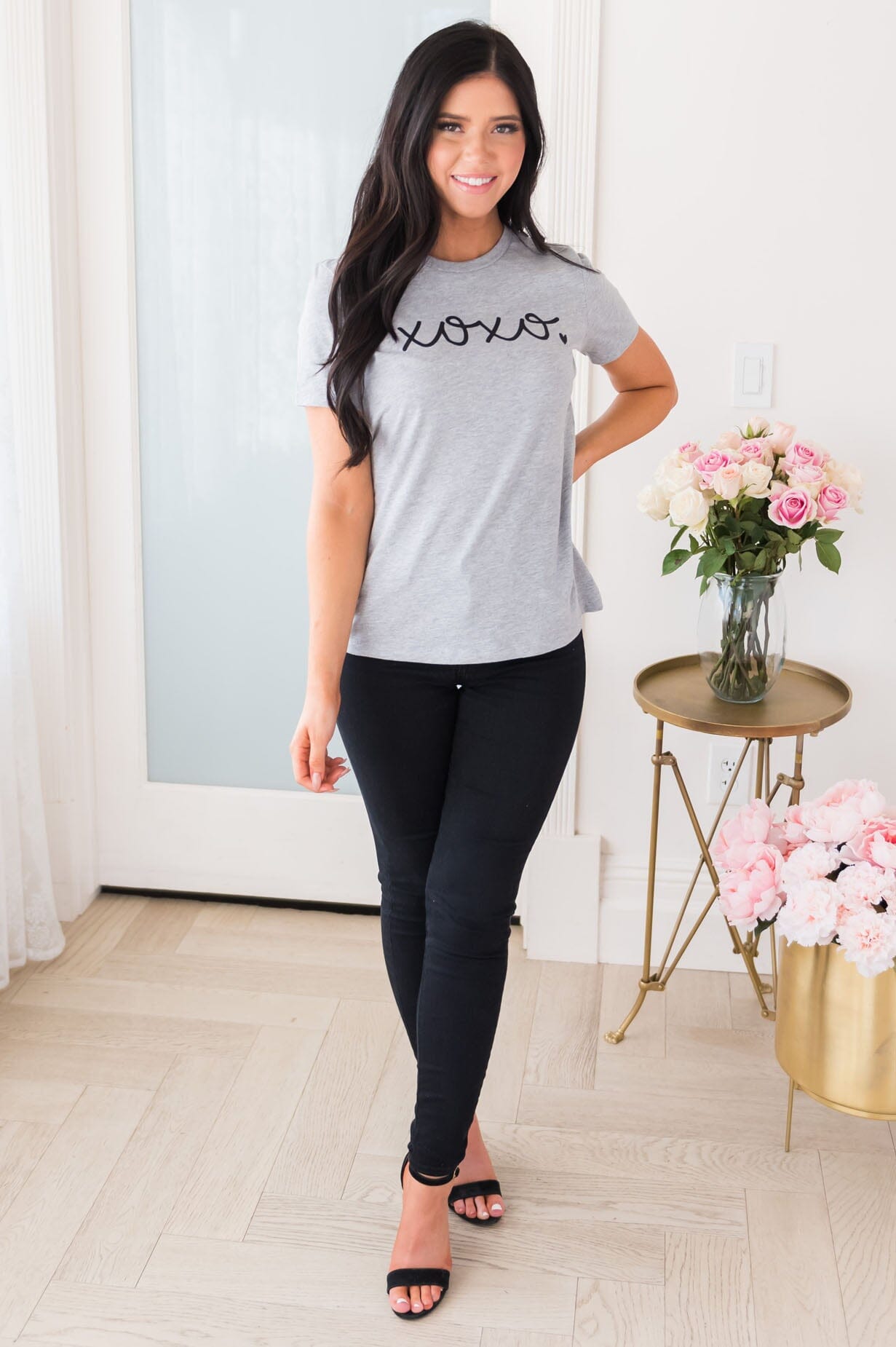 It's All About Those X's & O's Modest Tee Modest Dresses vendor-unknown