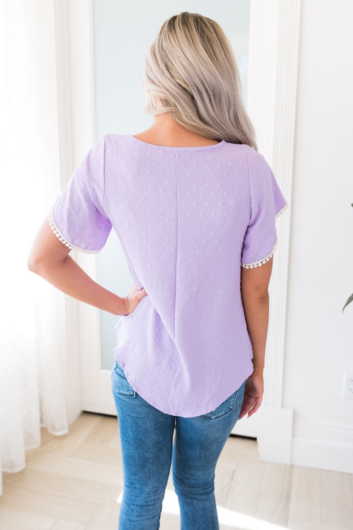 Pretty Pom Pom Modest Top NeeSee's Dresses