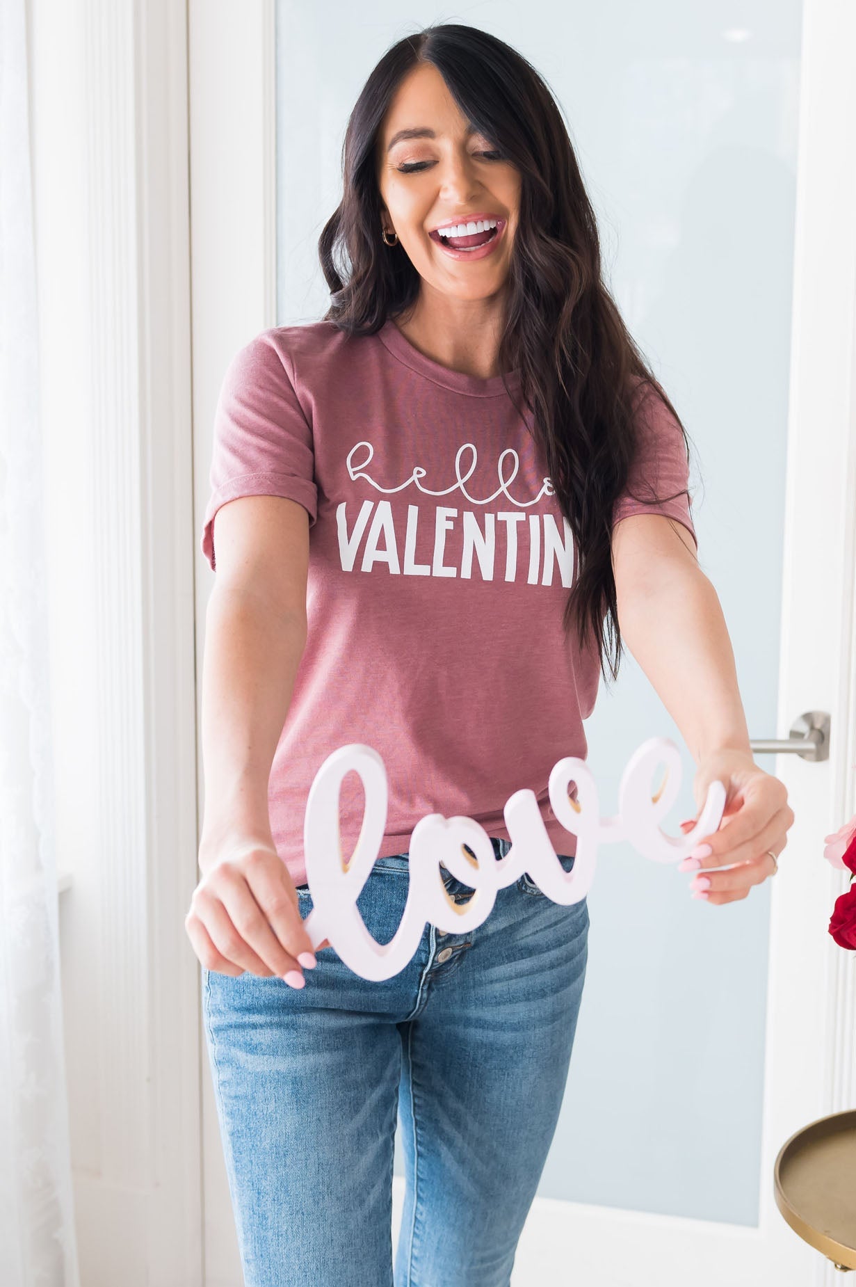 Hello Valentine Modest Tee Modest Dresses vendor-unknown