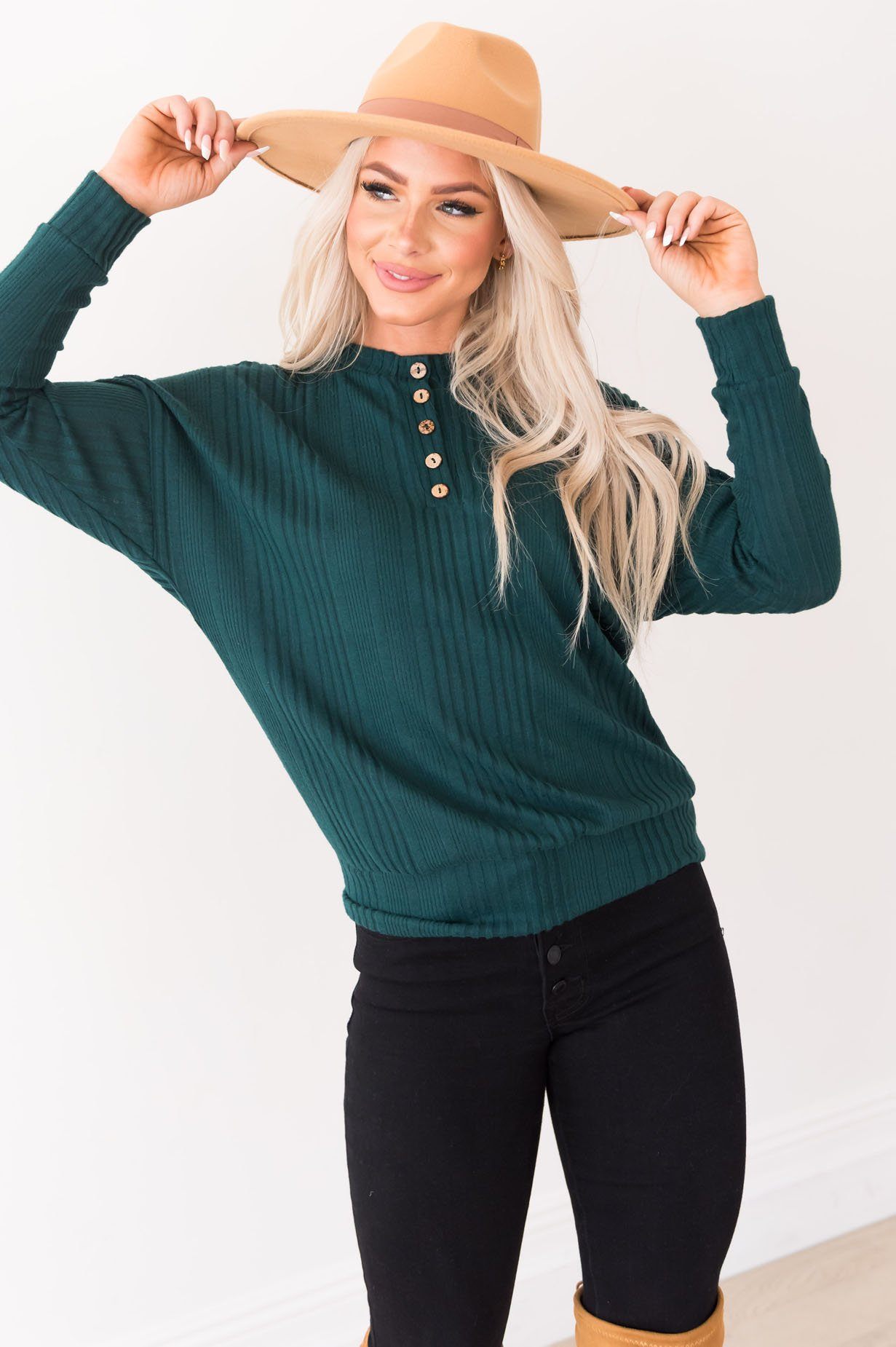 Pretty & Playful Modest Blouse Modest Dresses vendor-unknown