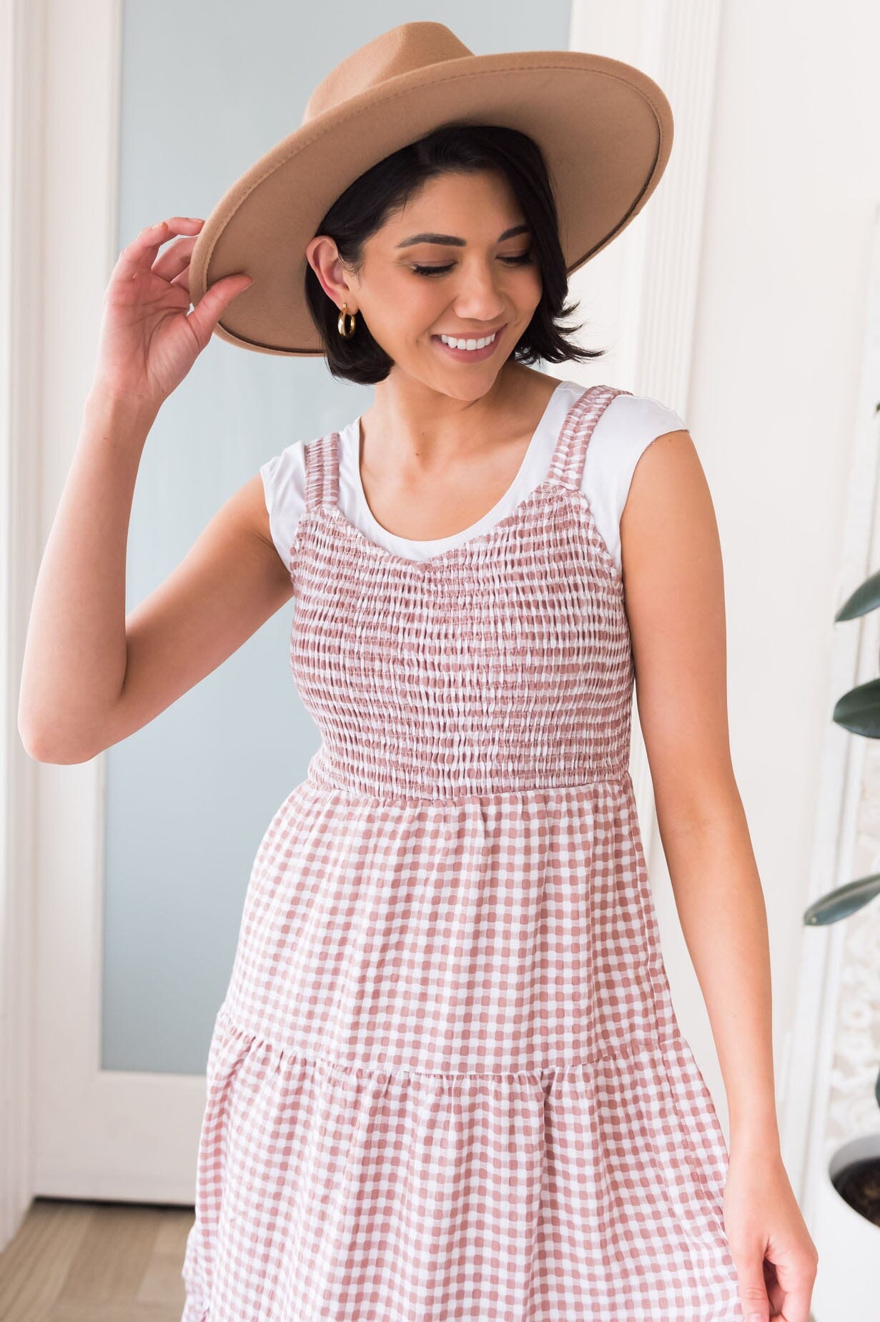 The Dayana Overall Dress Modest Dresses vendor-unknown