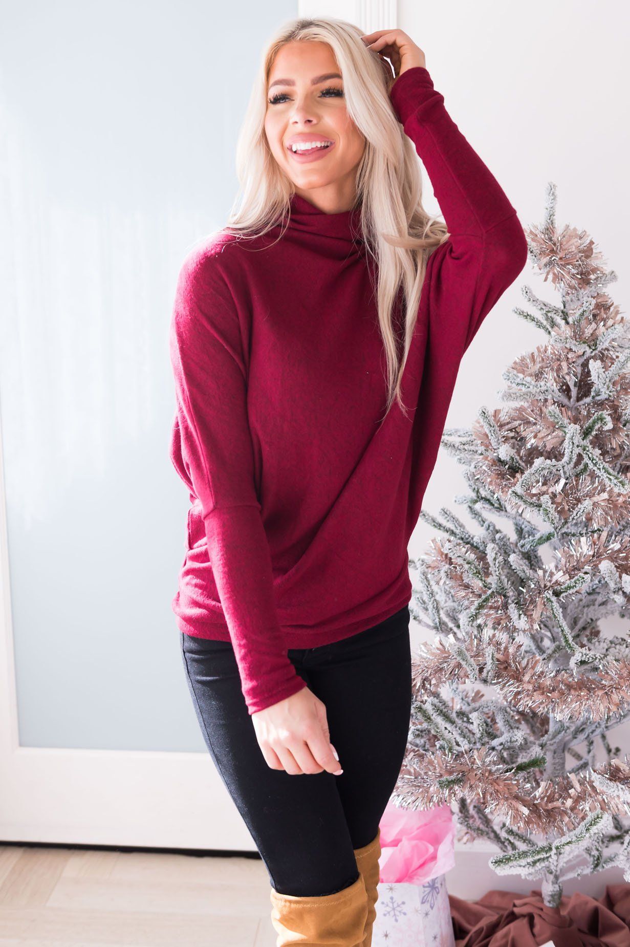 Hold My Hand Modest Blouse Modest Dresses vendor-unknown