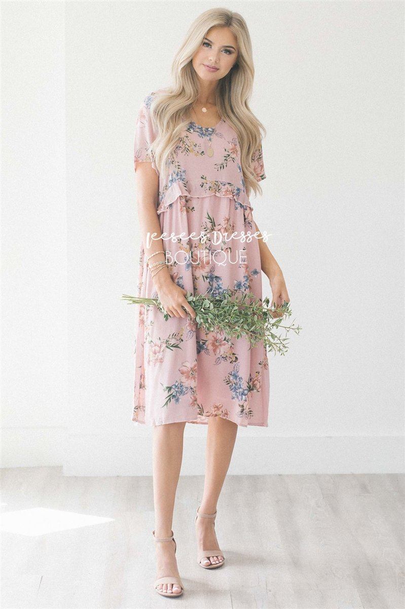 The Nettie Modest Dresses vendor-unknown S Dusty Pink