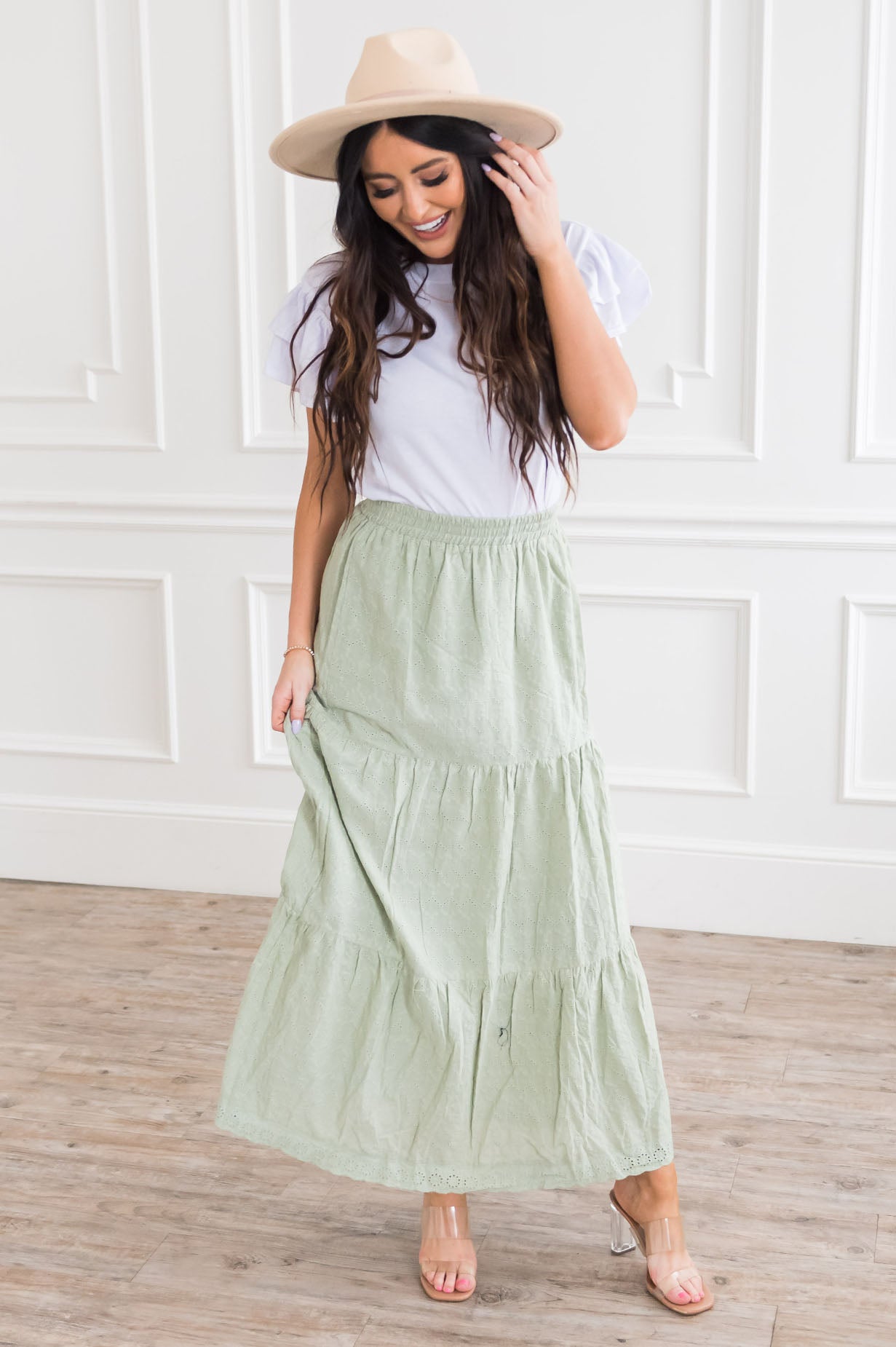 Always A Step Ahead Modest Skirt Skirts vendor-unknown