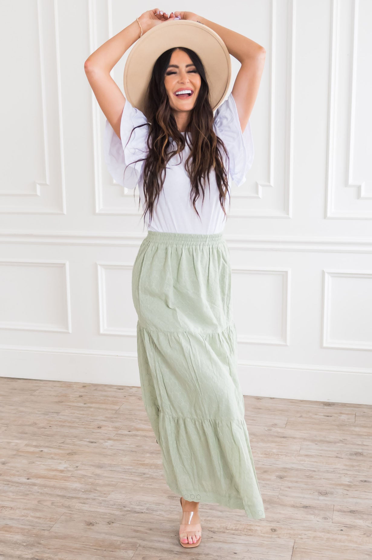 Always A Step Ahead Modest Skirt Skirts vendor-unknown