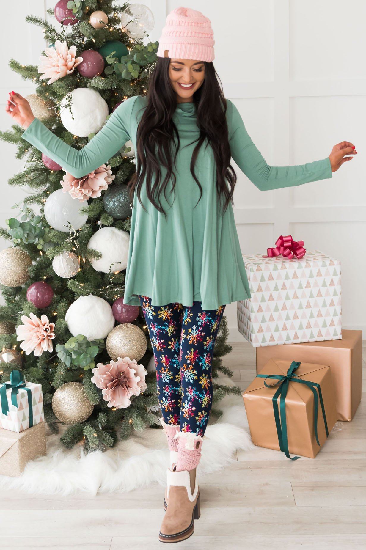 Snowy Snuggles Outfit-In-A-Bag #2 Tops vendor-unknown