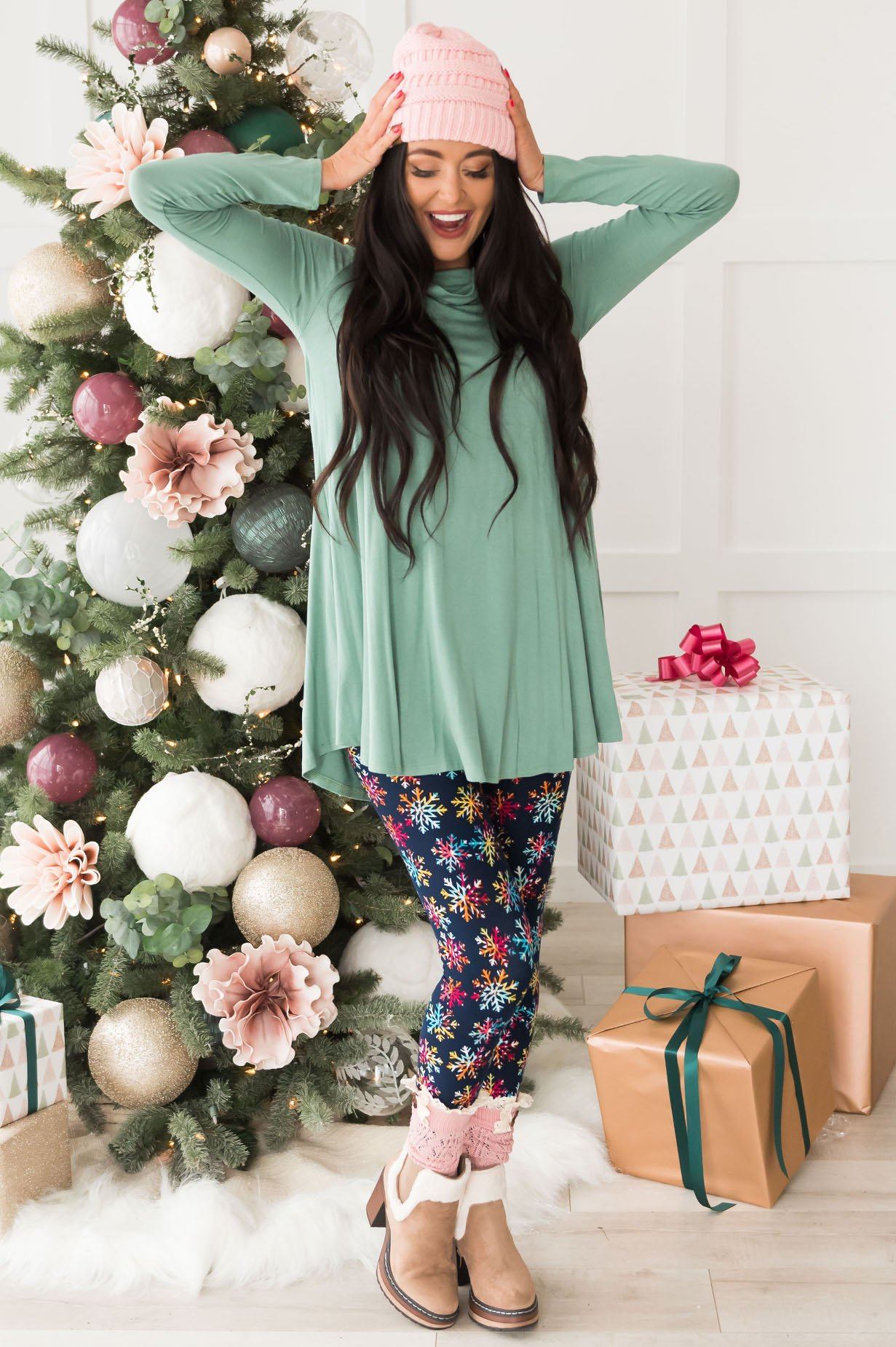 Snowy Snuggles Outfit-In-A-Bag #2 Tops vendor-unknown