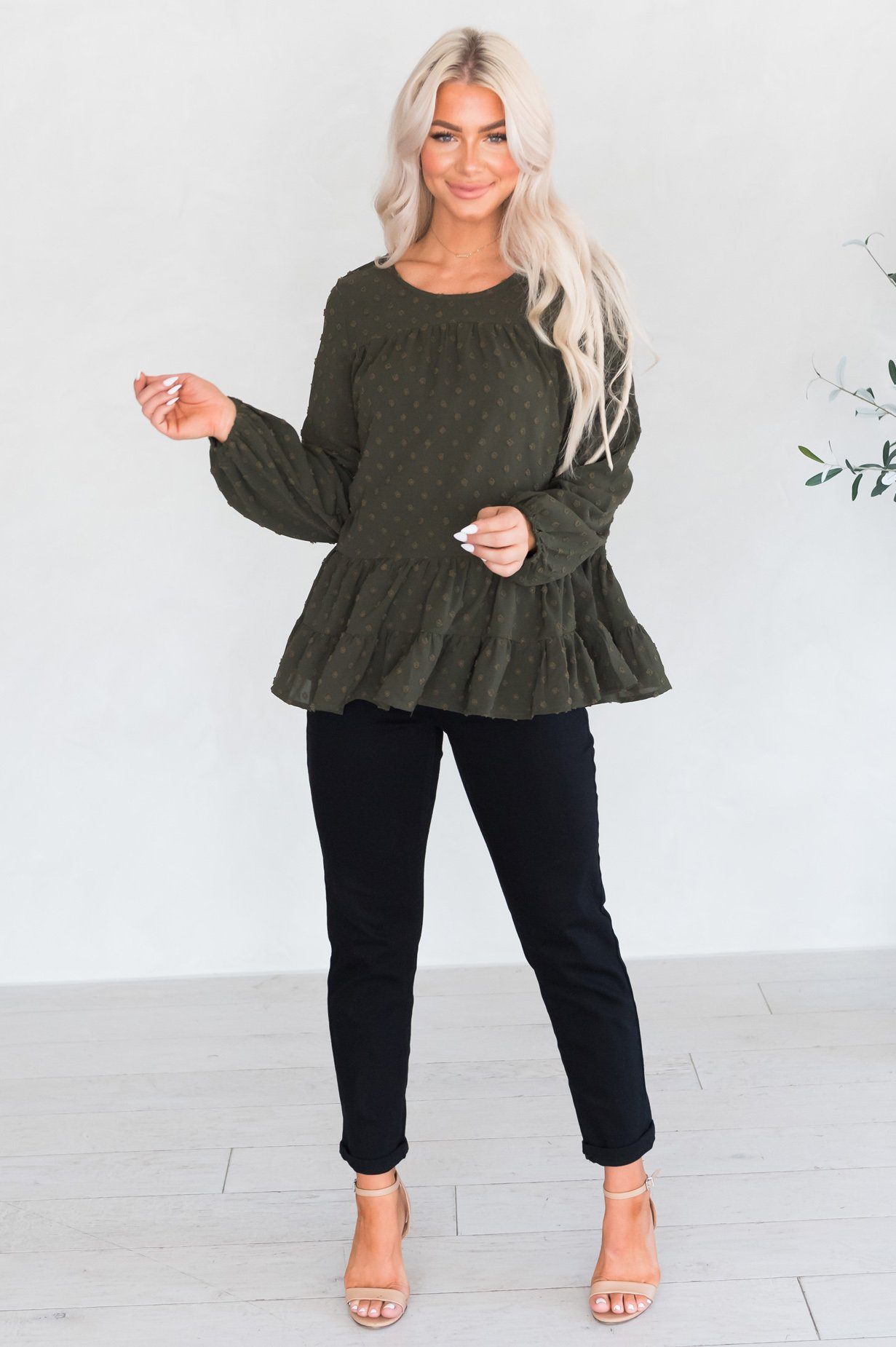 Sweet Glamour Modest Blouse Tops vendor-unknown