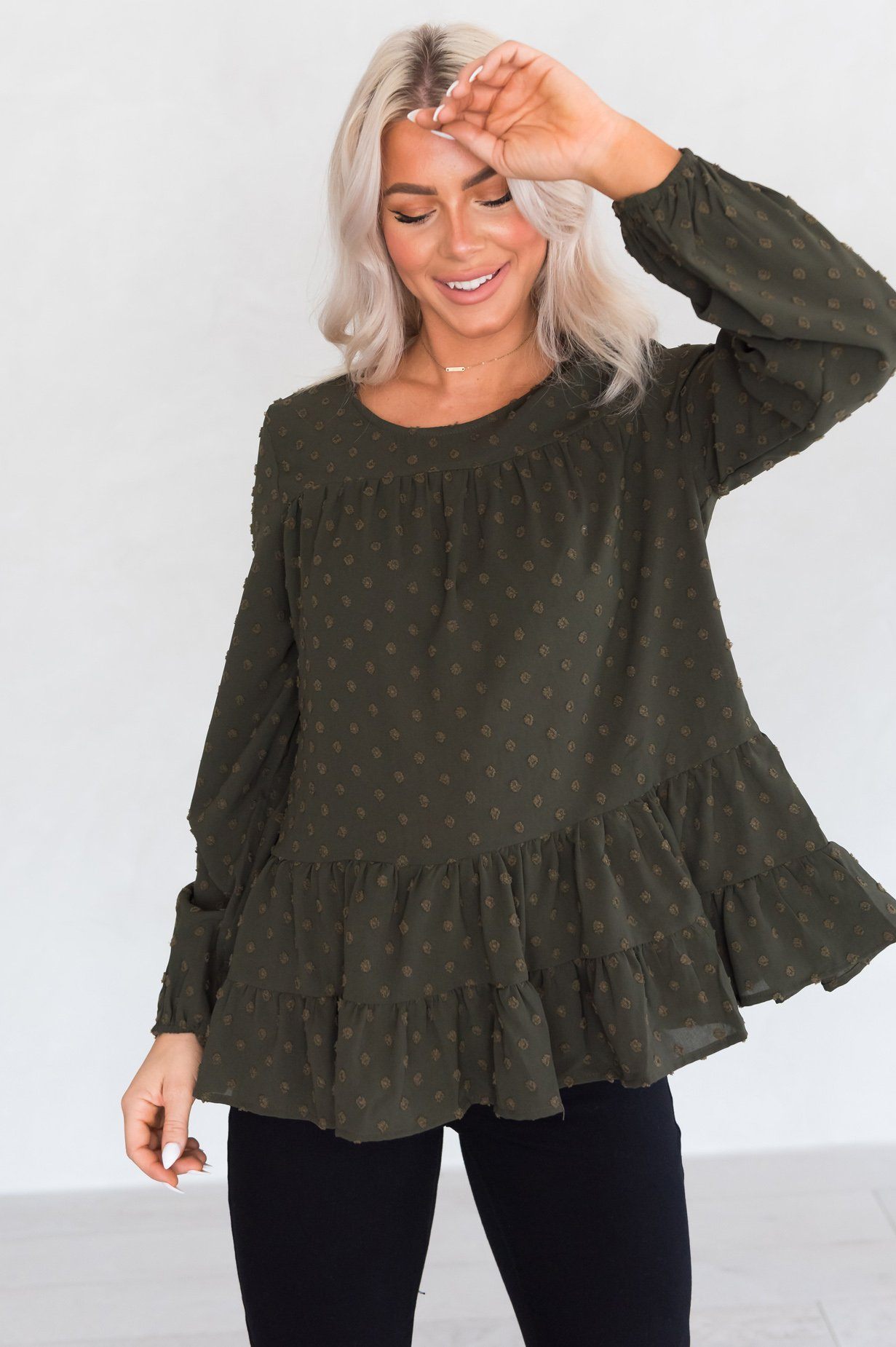Sweet Glamour Modest Blouse Tops vendor-unknown