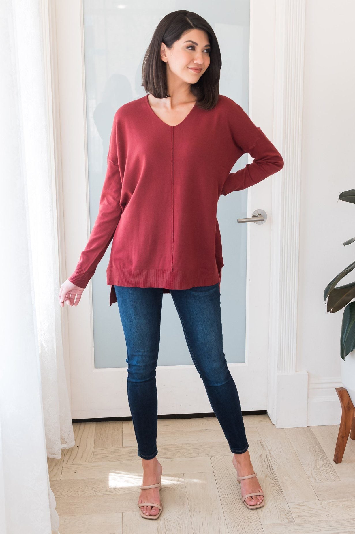 Harvest Season Modest Sweater 4405 Tops vendor-unknown