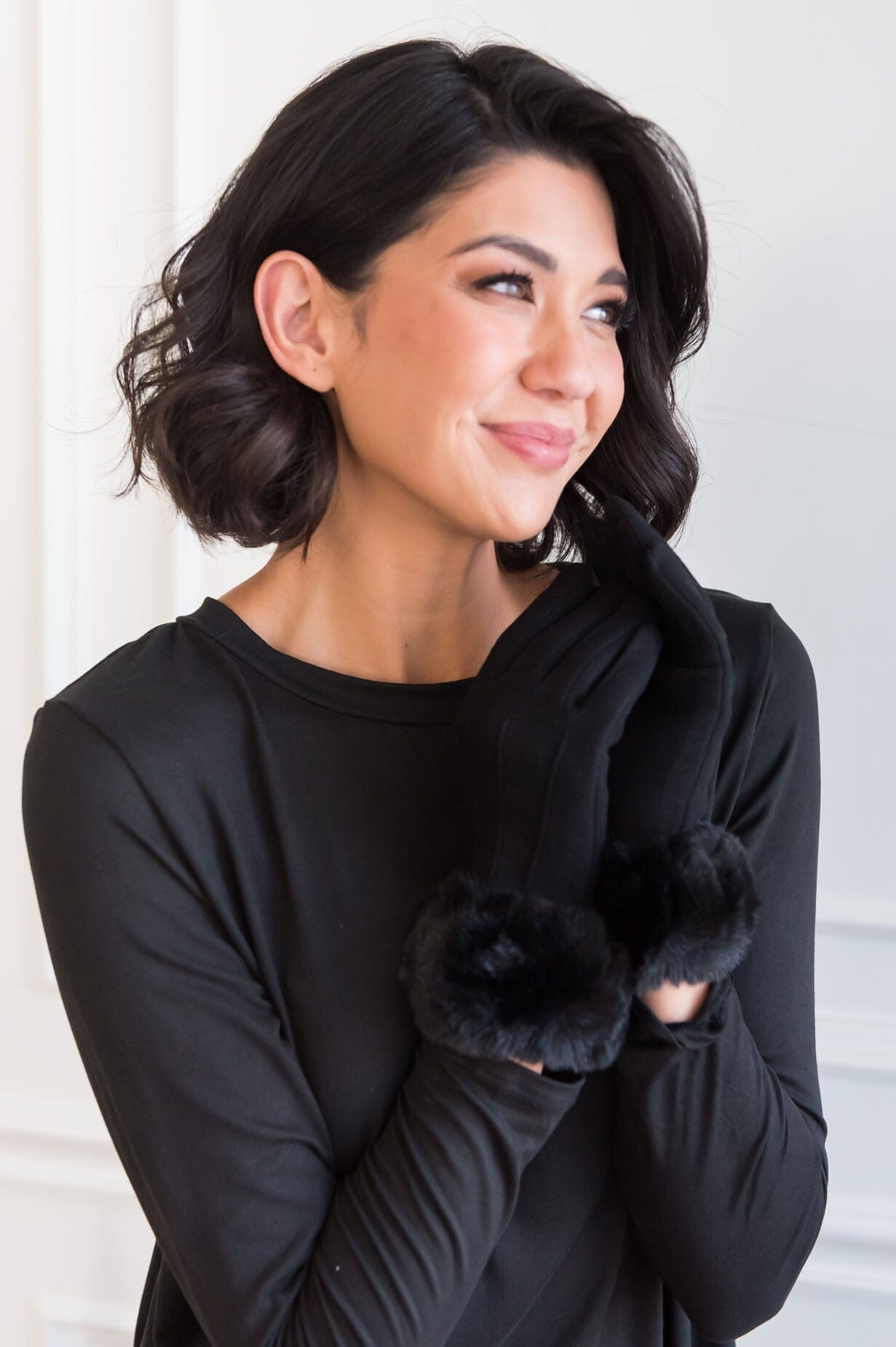 Classy Christmas Cuff Gloves Accessories & Shoes vendor-unknown