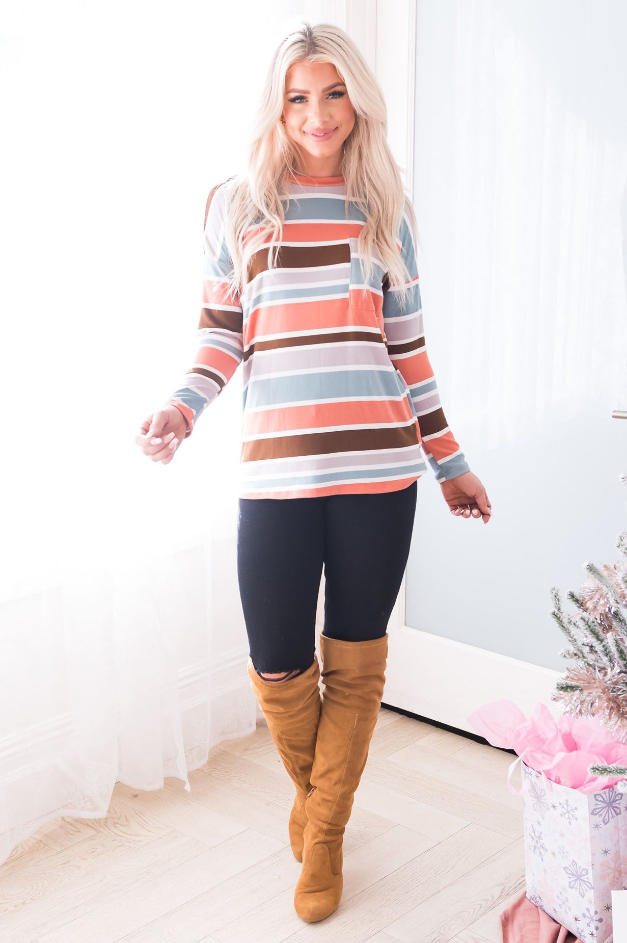 Touch Of Cozy Modest Blouse Modest Dresses vendor-unknown