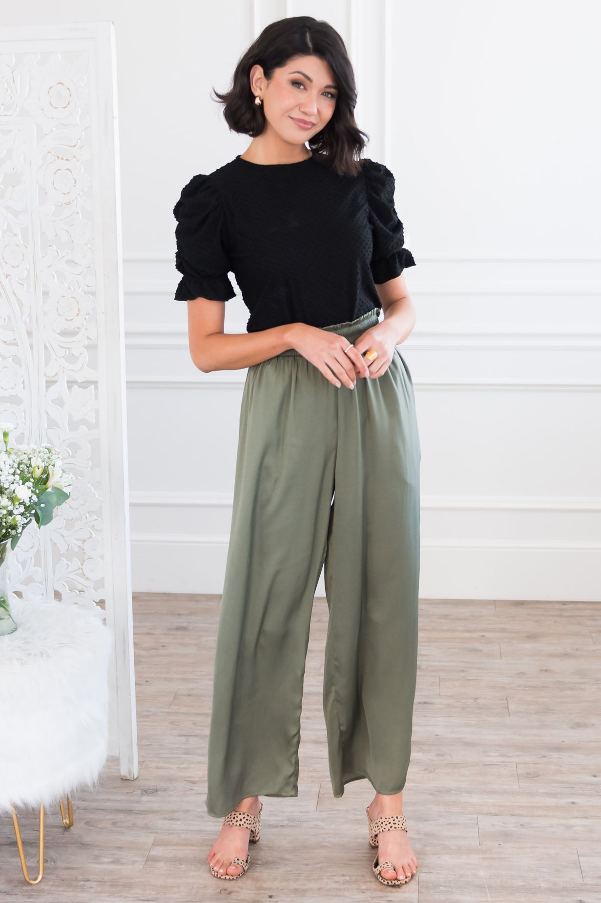 Beautiful Day Modest Wide Leg Pants Modest Dresses vendor-unknown