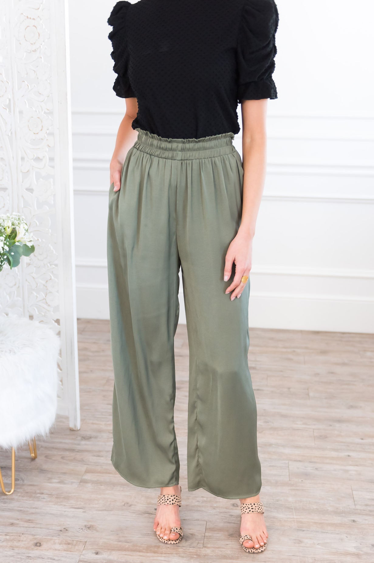 Beautiful Day Modest Wide Leg Pants Modest Dresses vendor-unknown