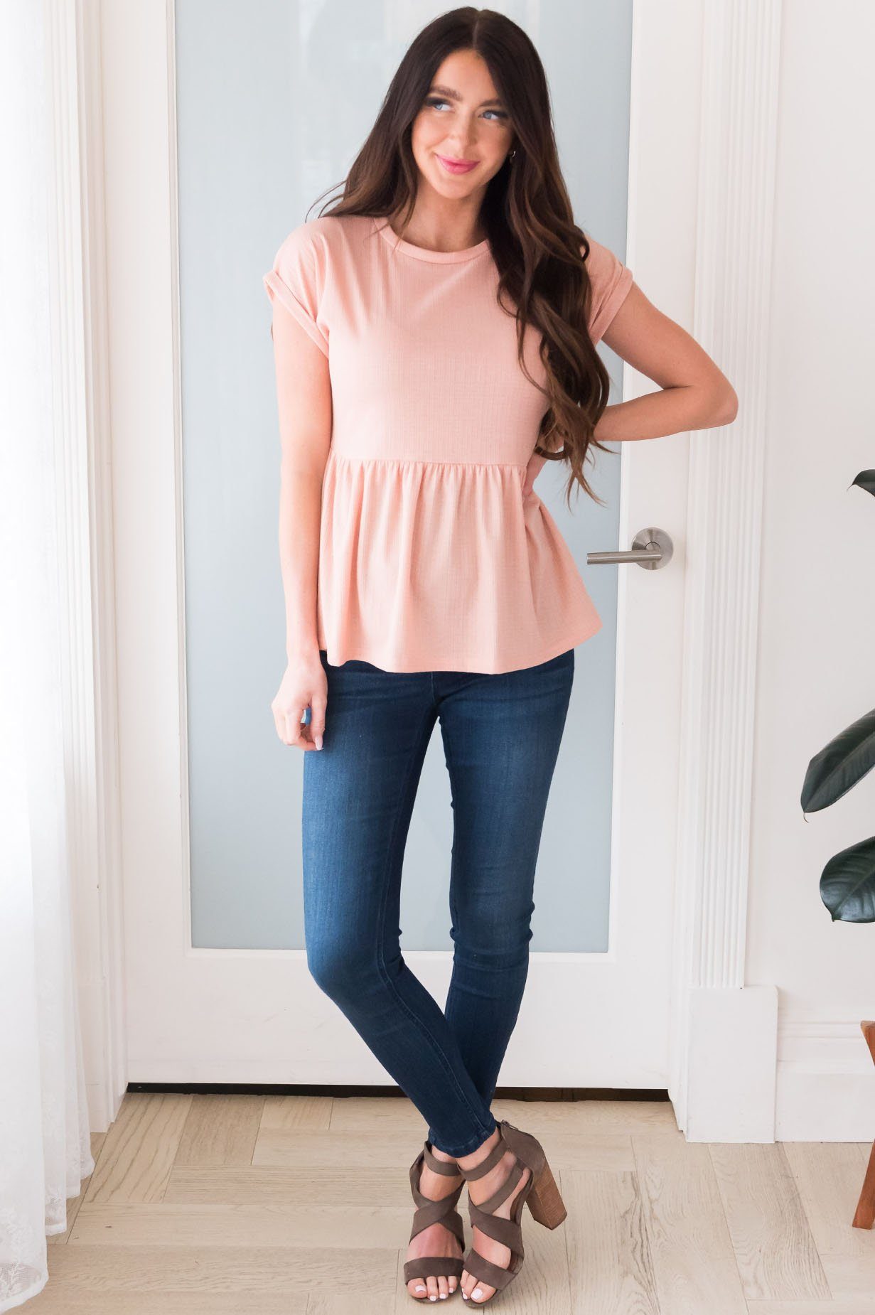 Remember Me Modest Blouse Tops vendor-unknown