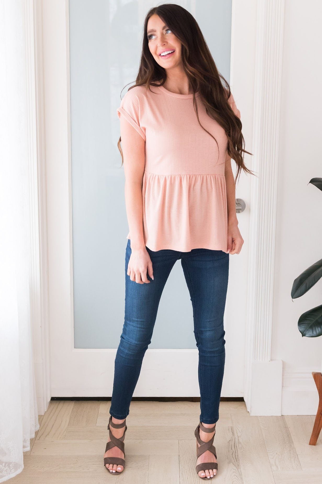 Remember Me Modest Blouse Tops vendor-unknown