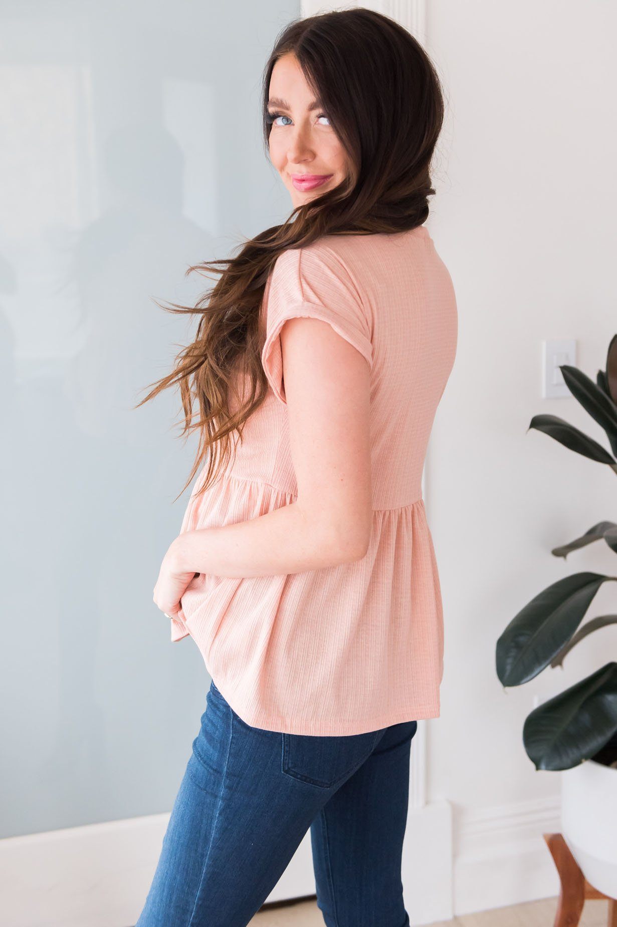 Remember Me Modest Blouse Tops vendor-unknown