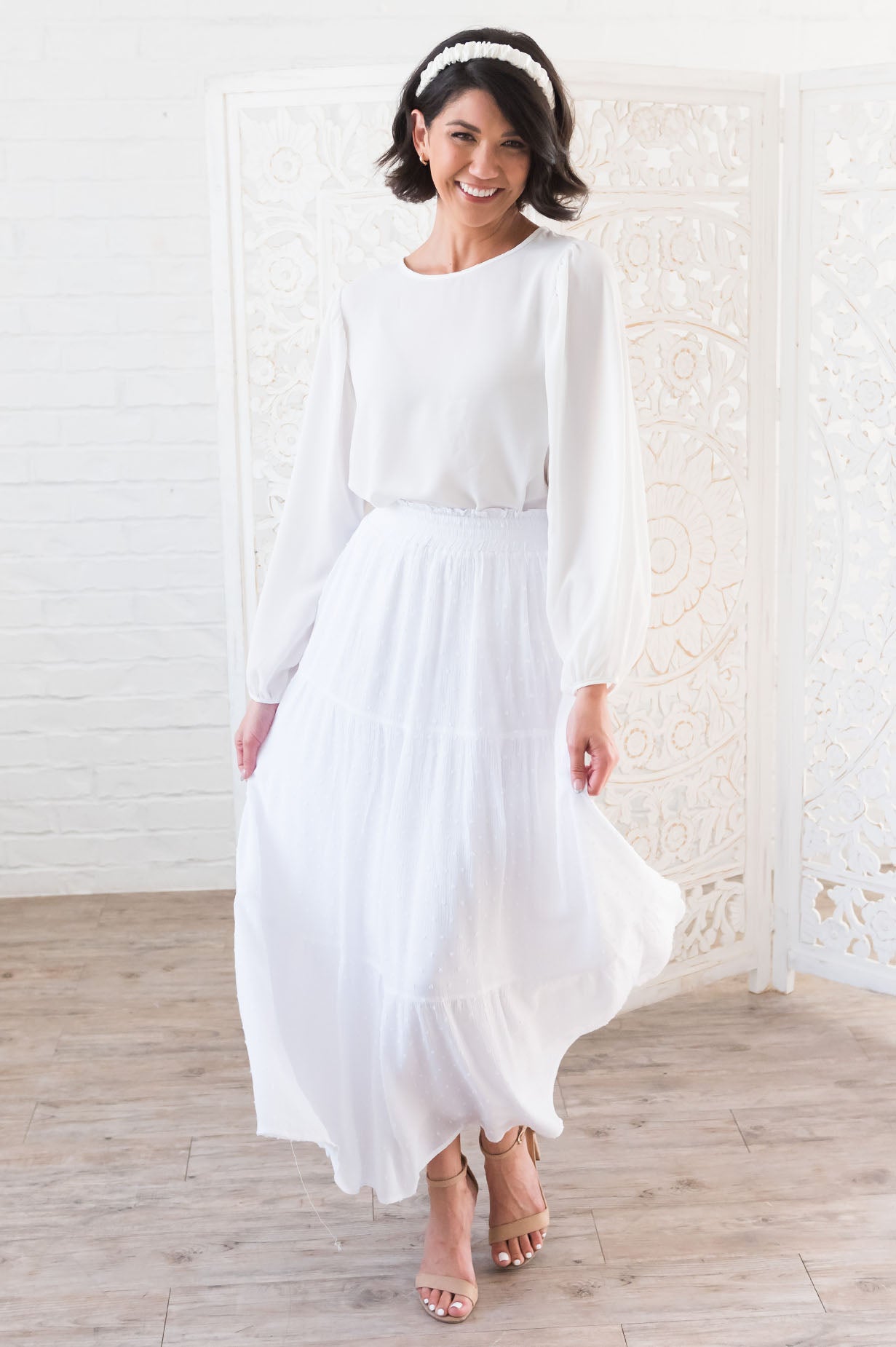 Happiness Is All Around Modest Skirt Skirts vendor-unknown