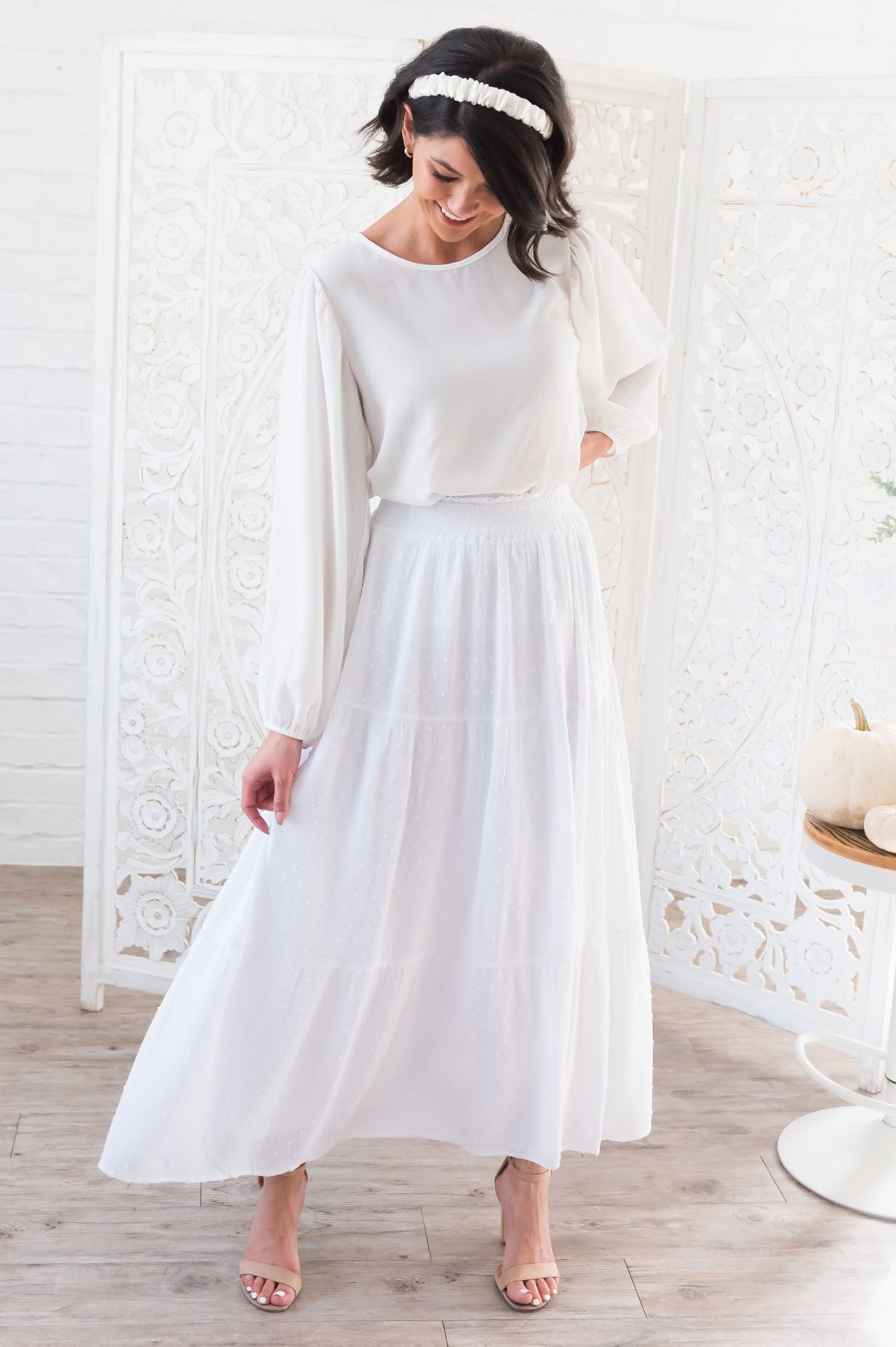 Happiness Is All Around Modest Skirt Skirts vendor-unknown