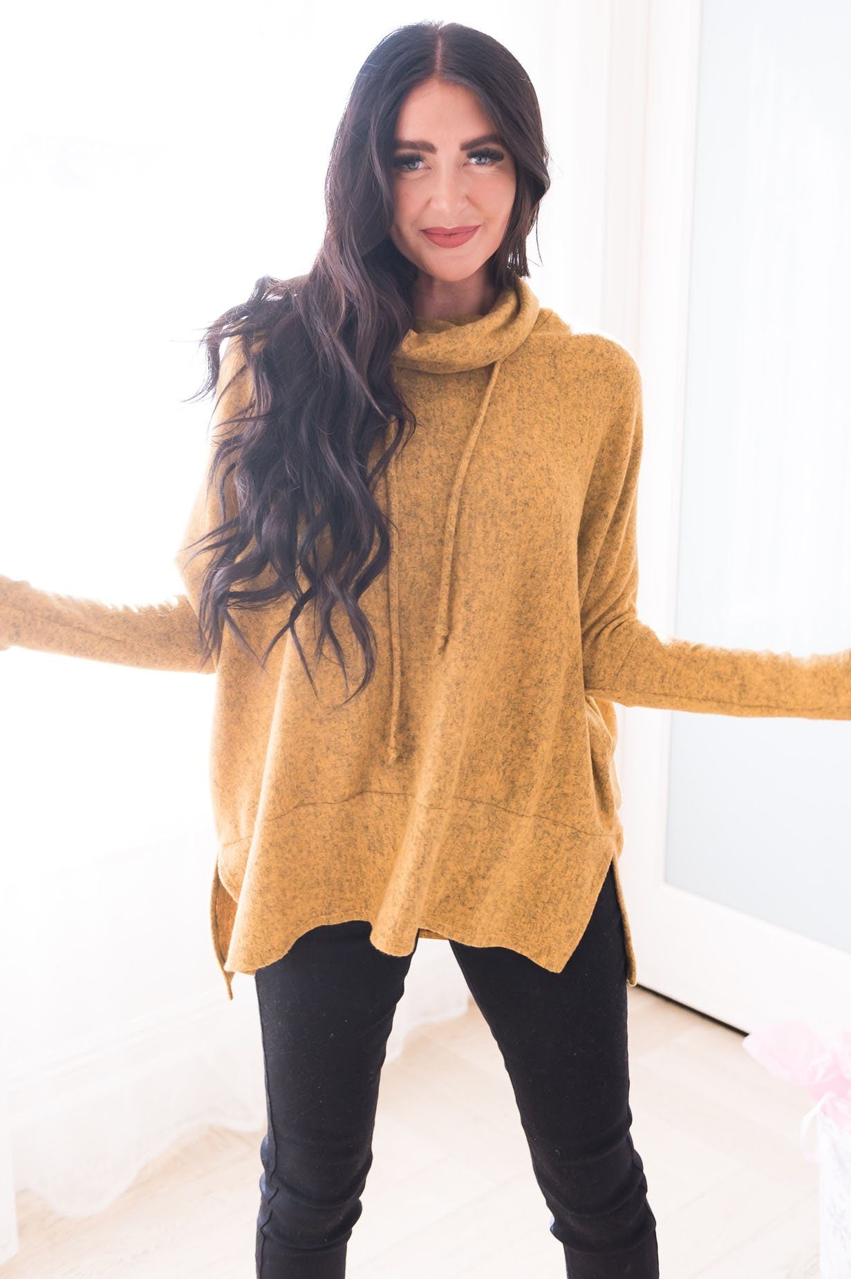 Sweet Ambition Modest Turtleneck Modest Dresses vendor-unknown