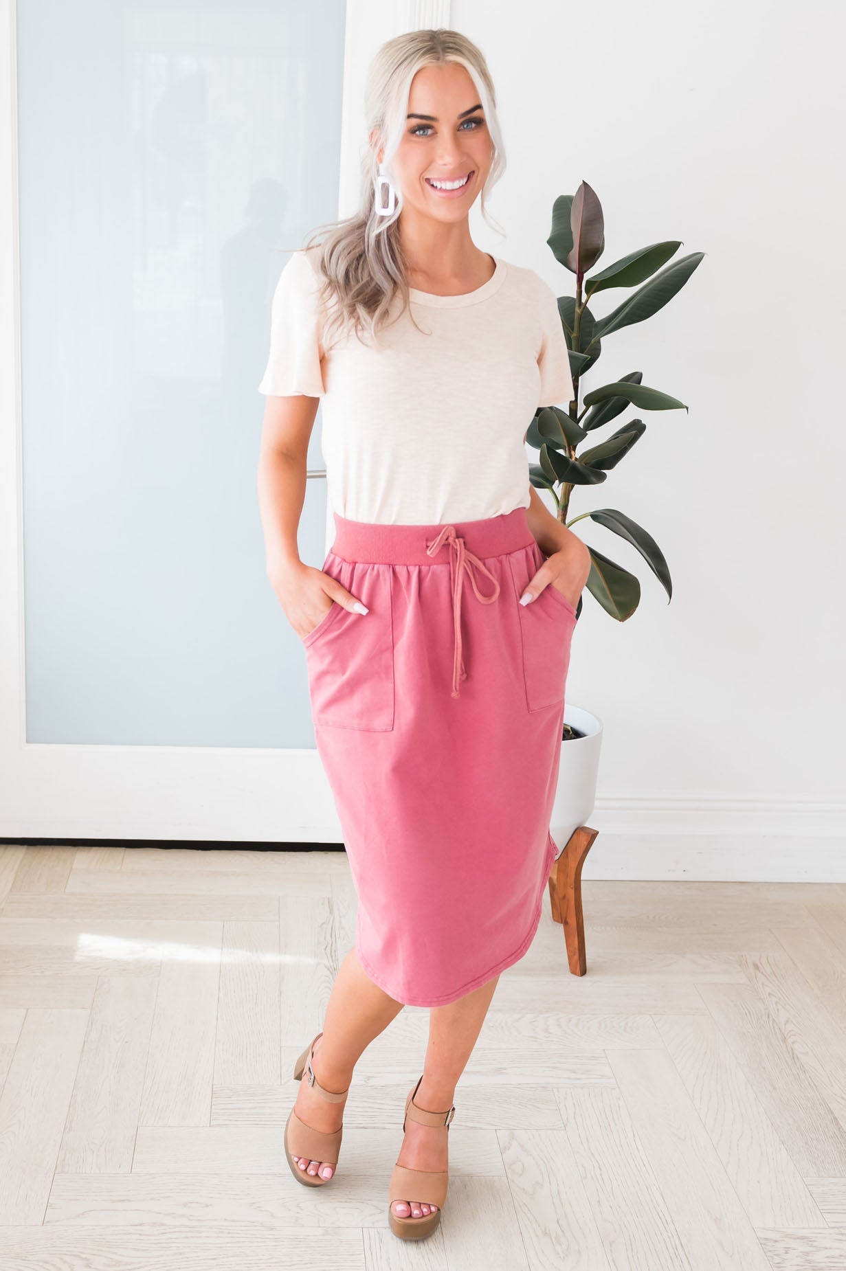 Spring Glow Modest Skirt Skirts vendor-unknown