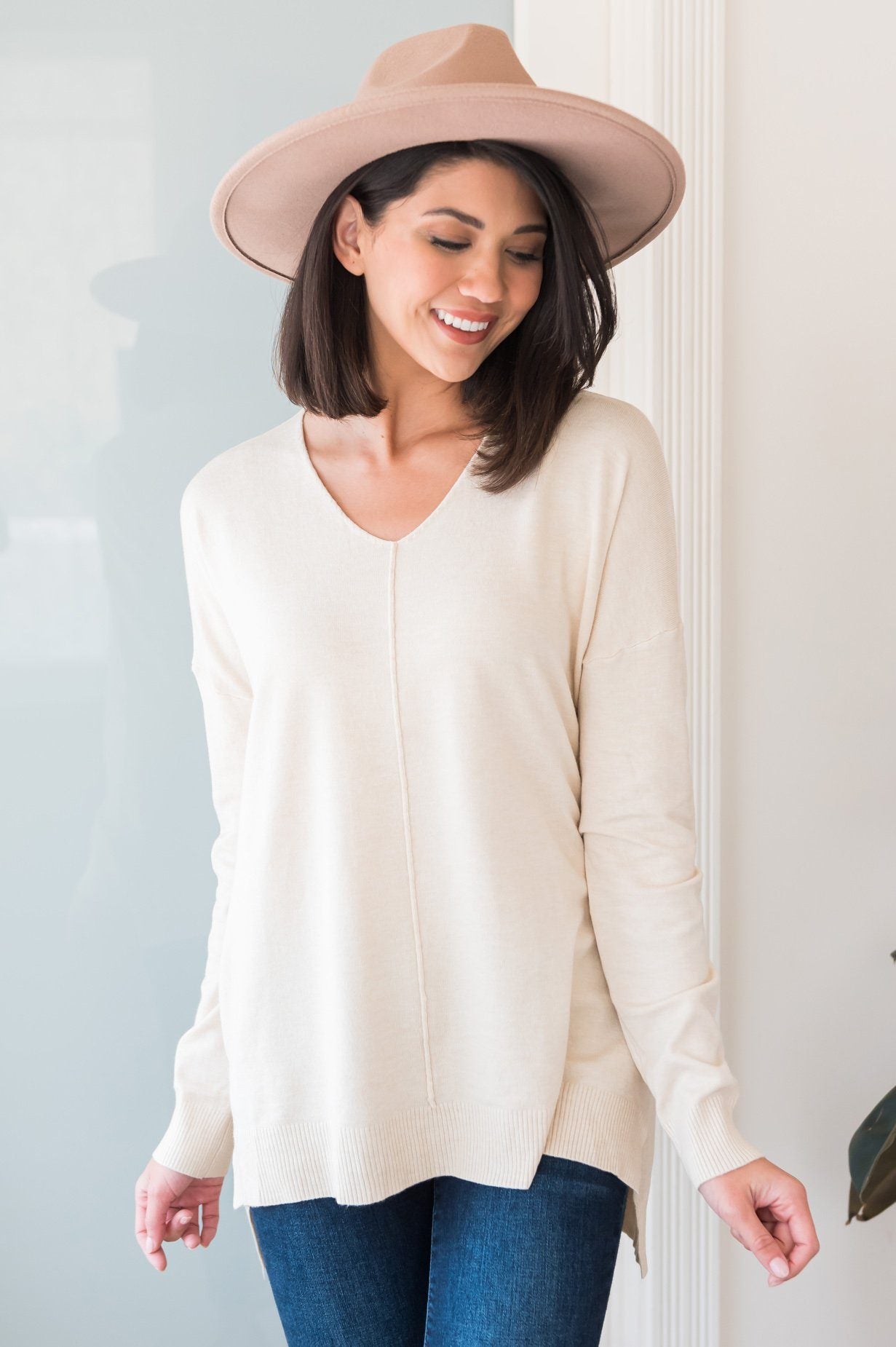 Harvest Season Modest Sweater Tops vendor-unknown