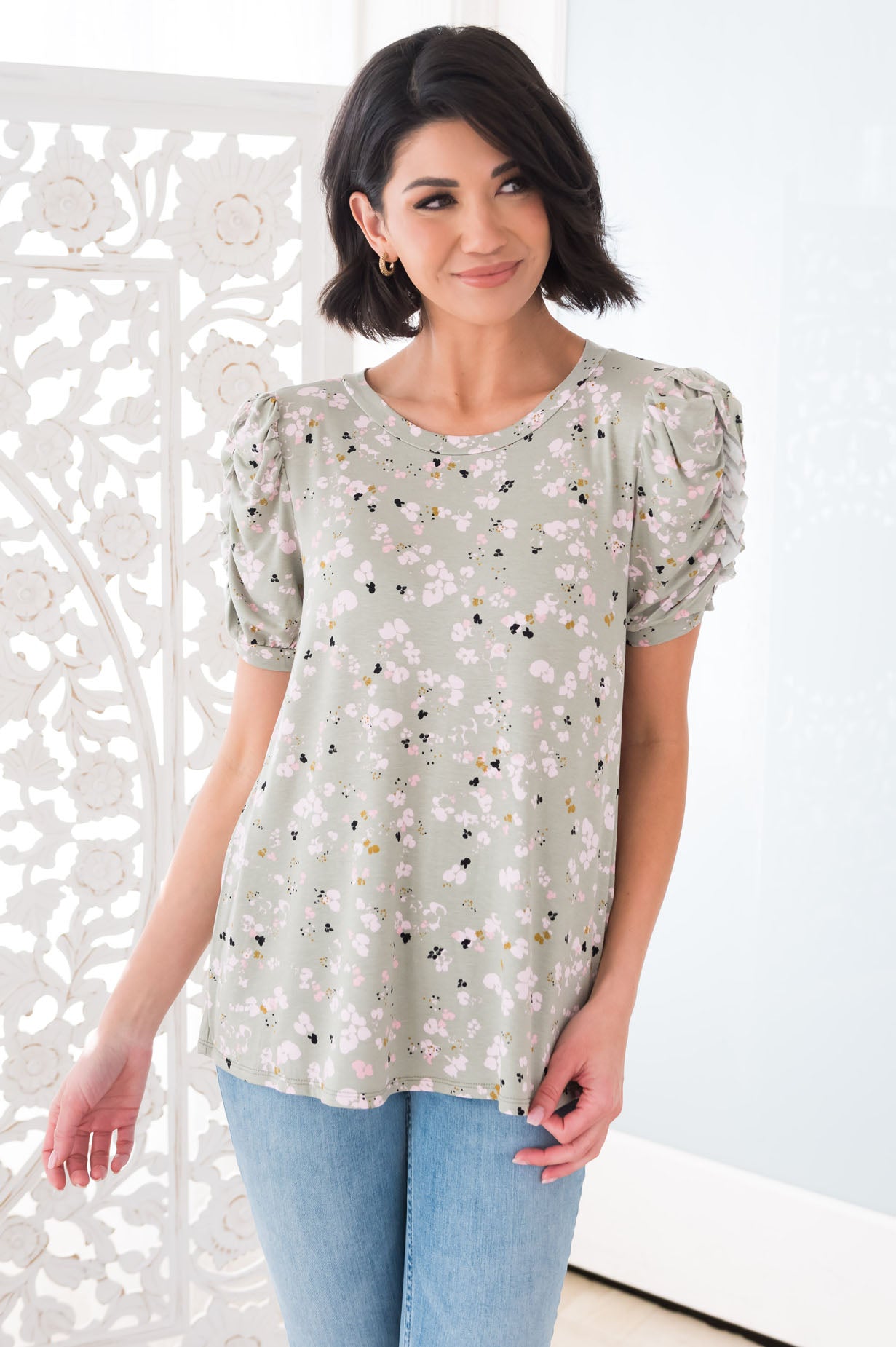 Daring Diva Modest Top Modest Dresses vendor-unknown