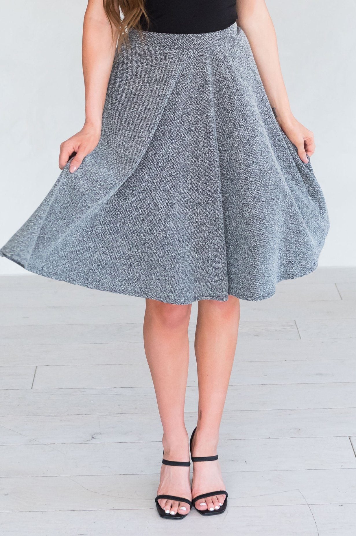 Love At First Glance Modest Circle Skirt Modest Dresses vendor-unknown