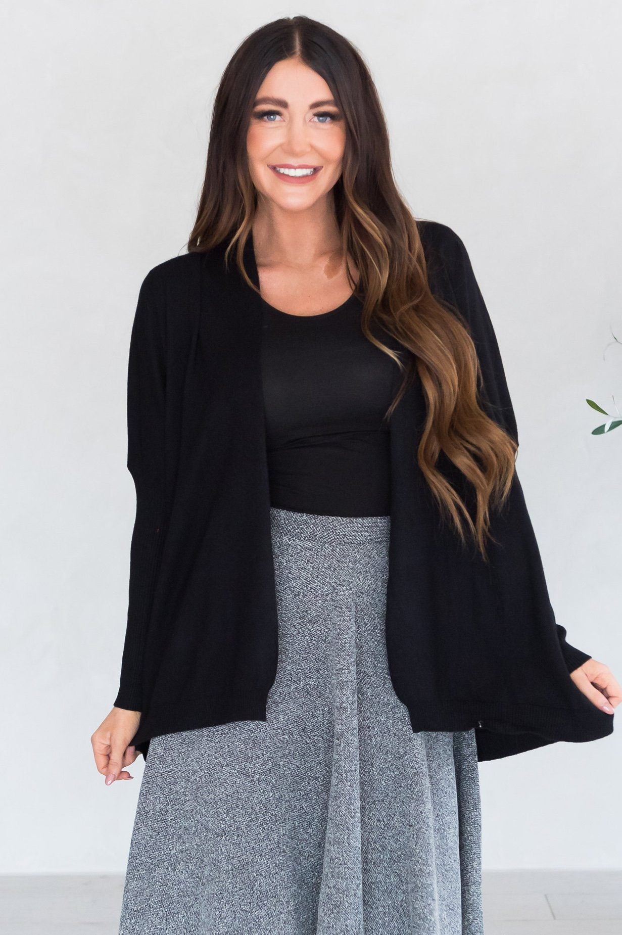 Admired Always Modest Cardigan Tops vendor-unknown