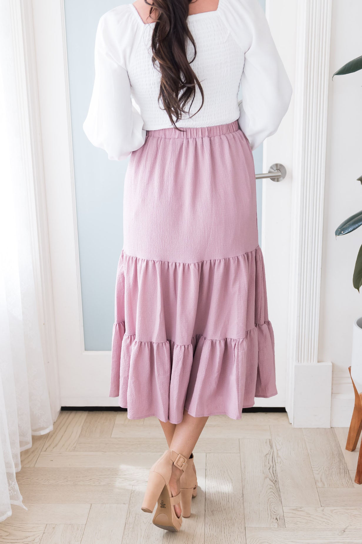 Happy Is Forever Modest Tier Skirt Skirts vendor-unknown