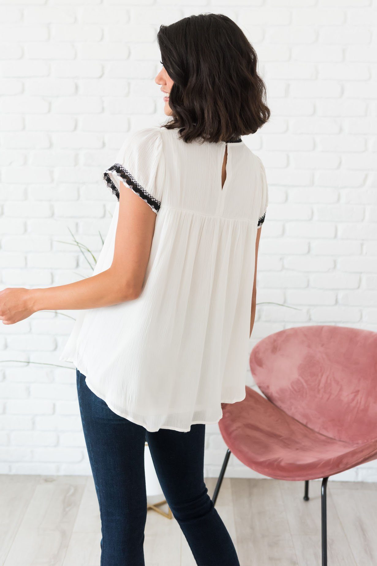 Flourish Within Modest Blouse Tops vendor-unknown