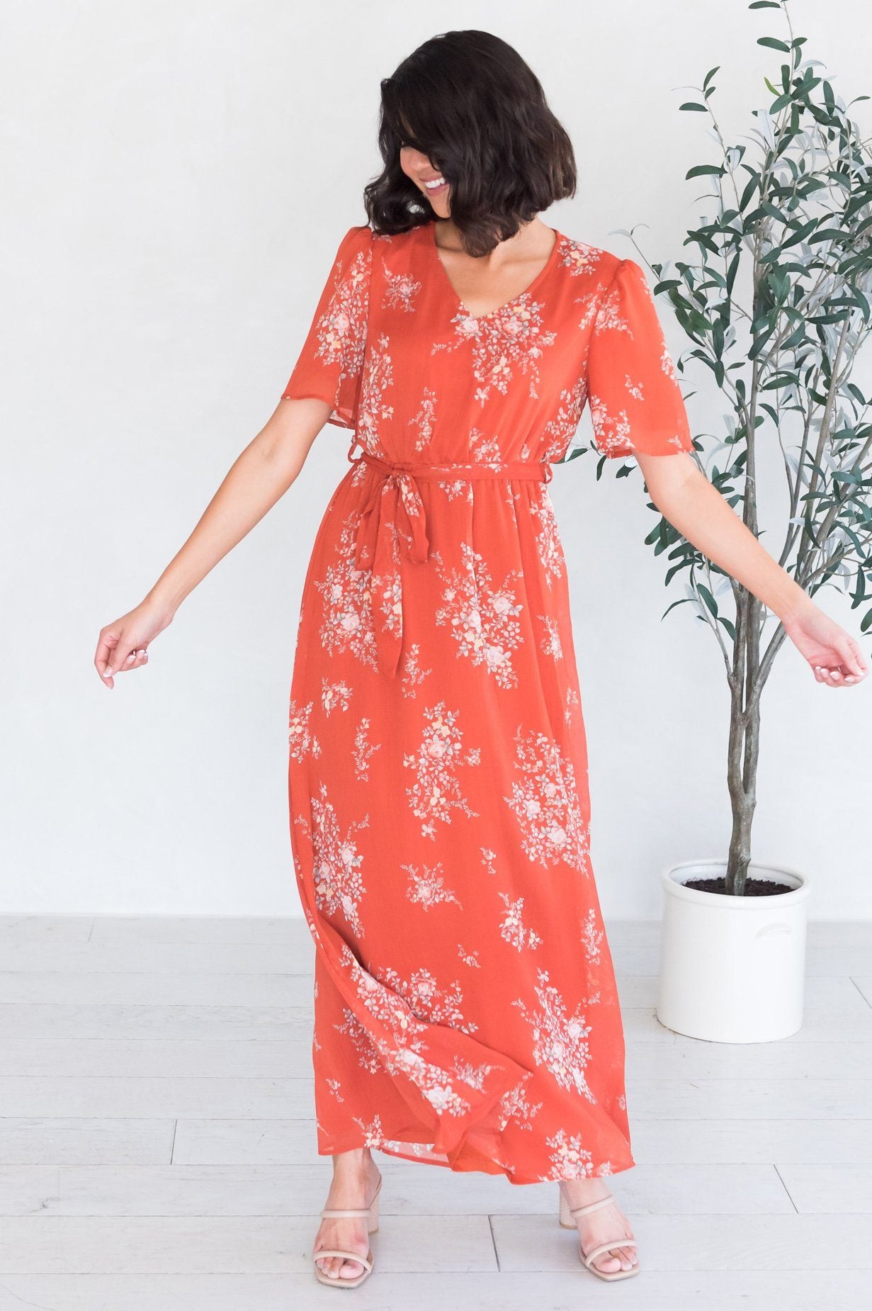 The Sarai Modest Dresses teanrose