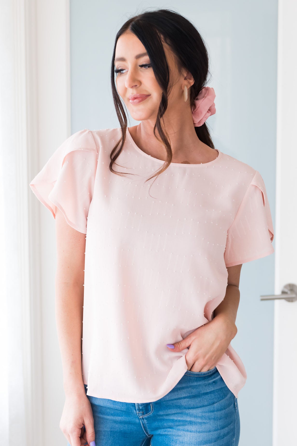 Obsessed With Spring Modest Top Tops vendor-unknown