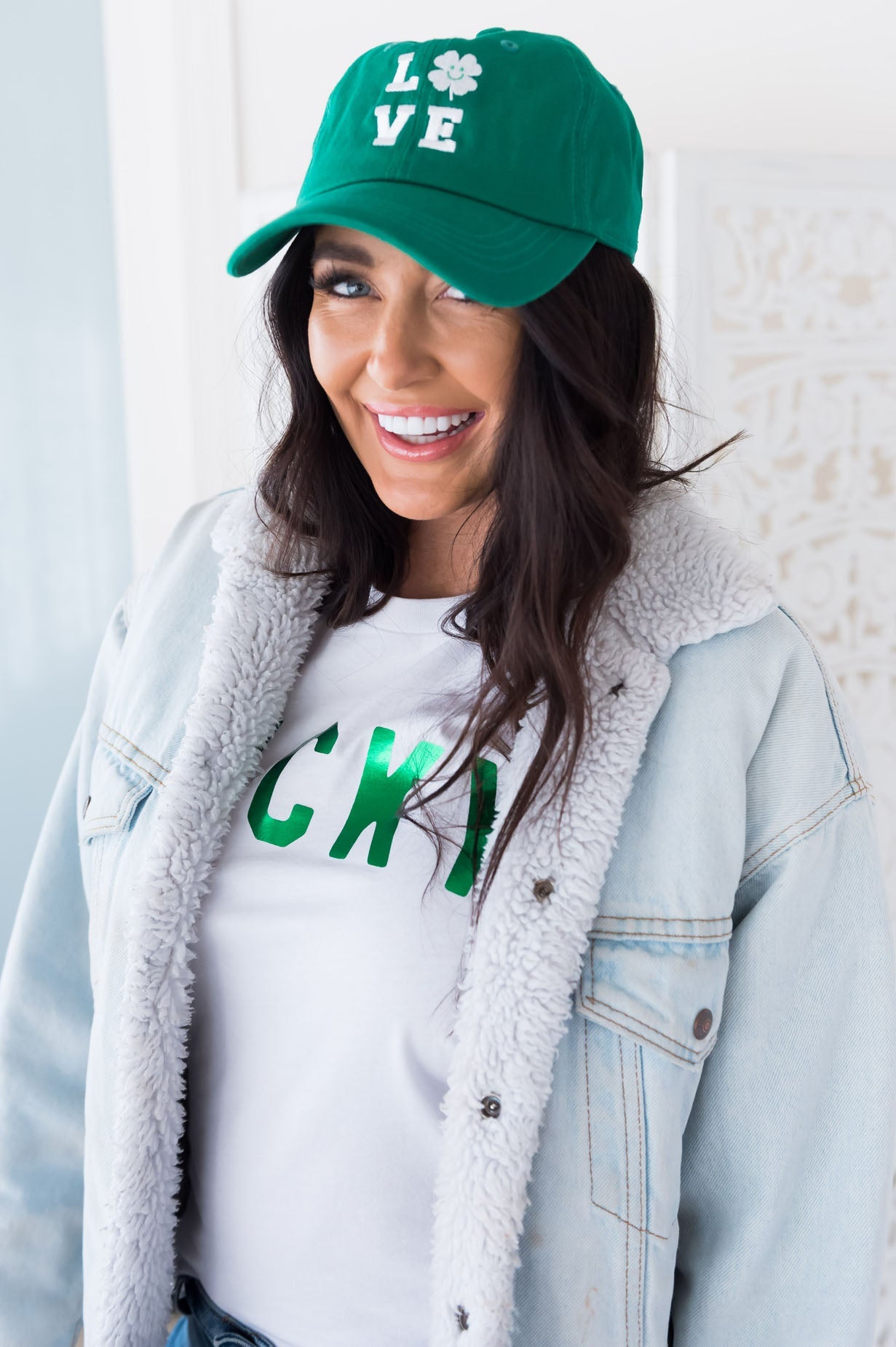 Lucky In Love Baseball Hat Accessories & Shoes Leto Accessories