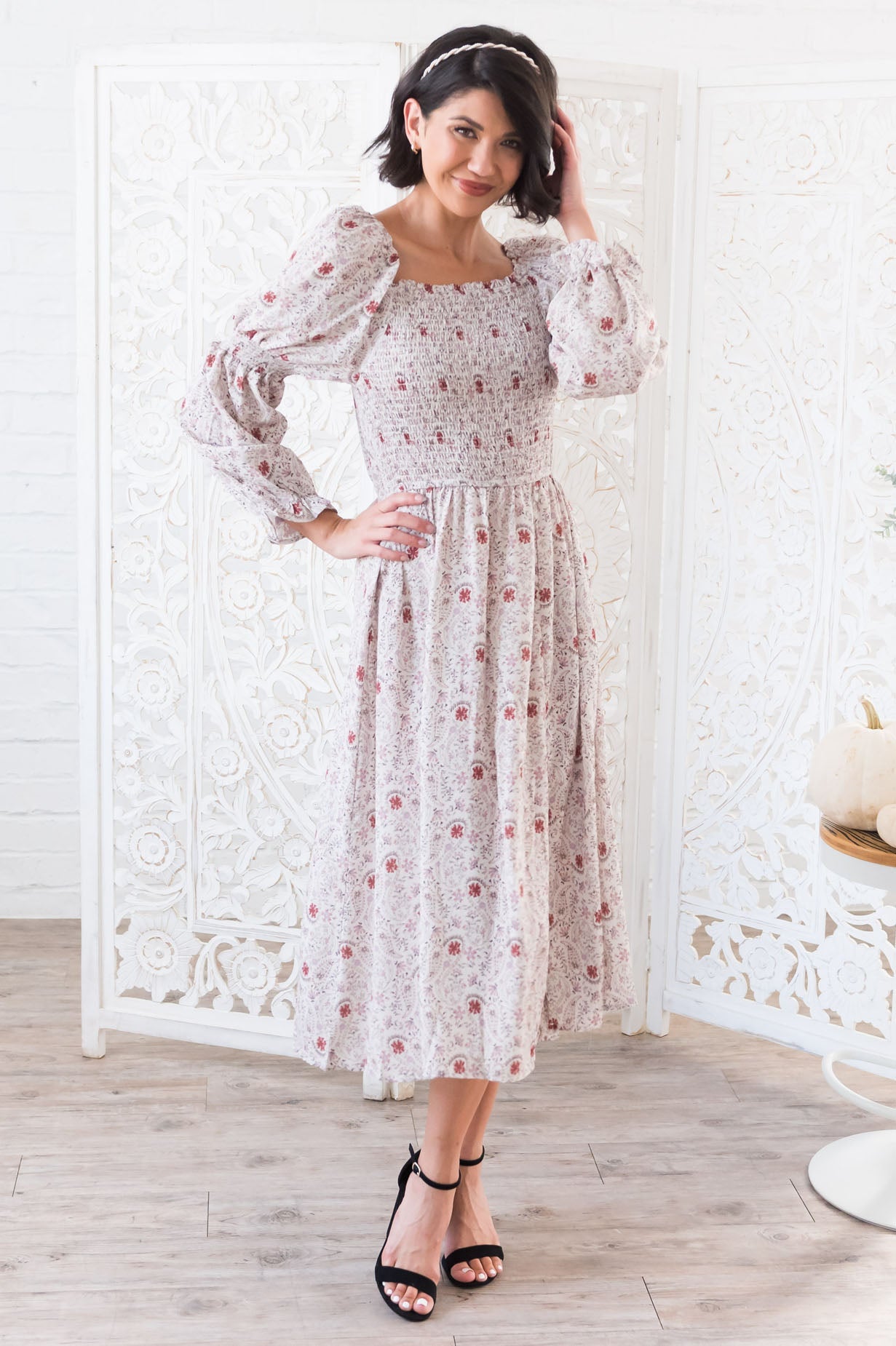 The Angie Modest Dresses vendor-unknown