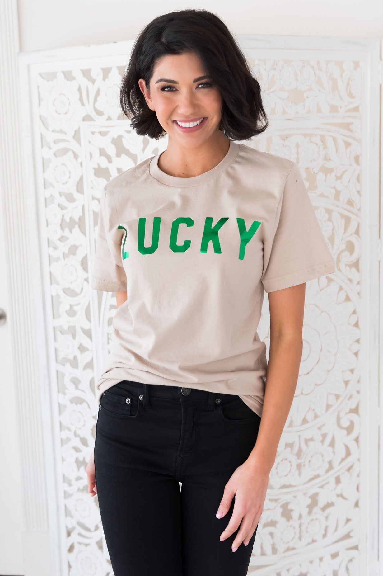 Big Luck Modest Tee Modest Dresses vendor-unknown