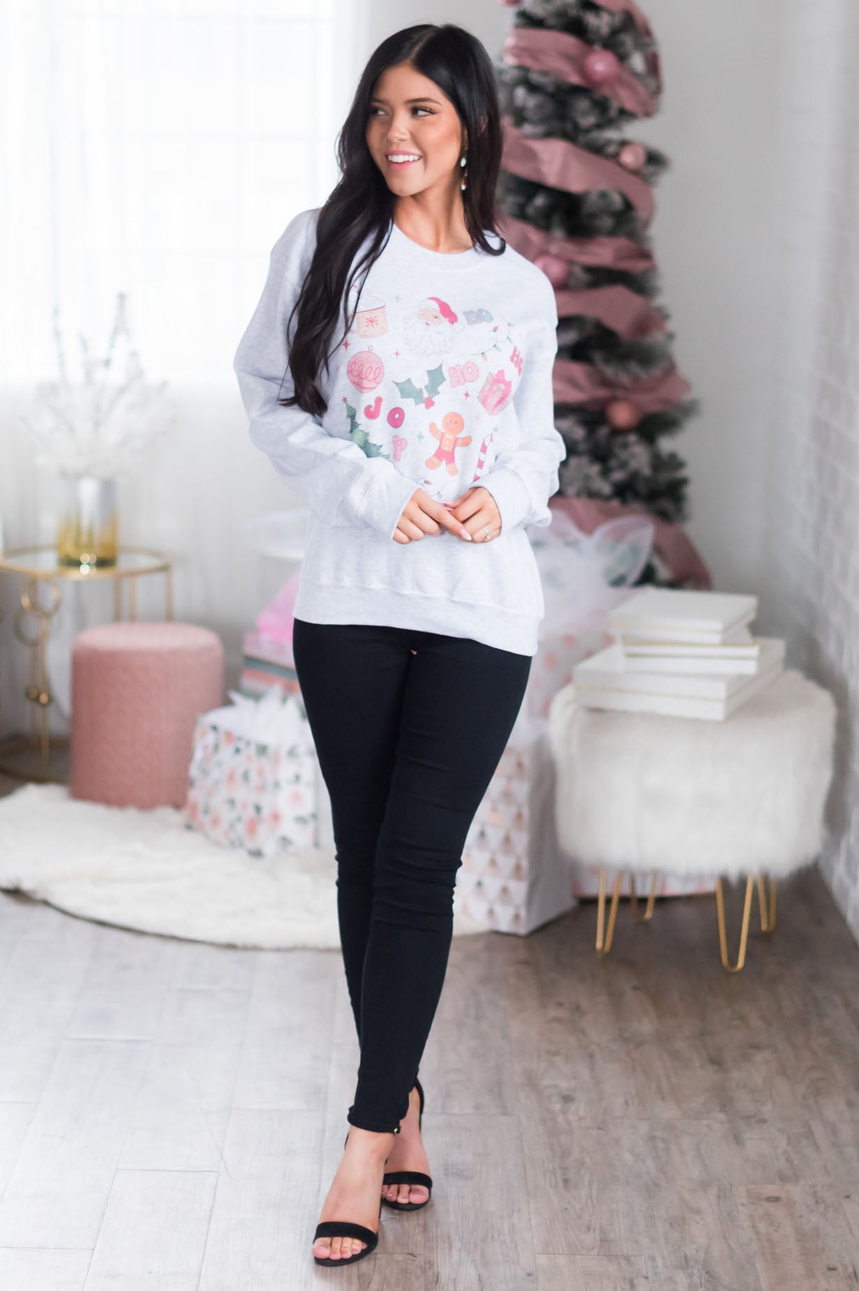 A Classic Christmas Modest Sweatshirt Modest Dresses vendor-unknown