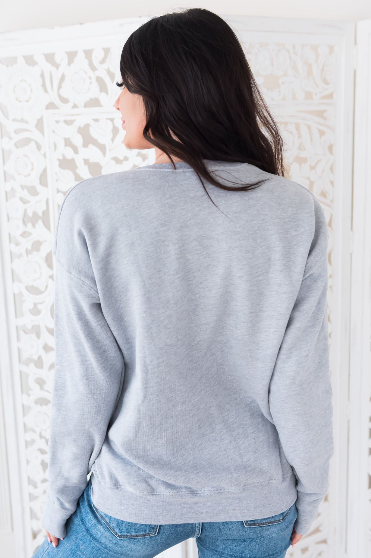 Luck On My Side Modest Sweatshirt Modest Dresses vendor-unknown