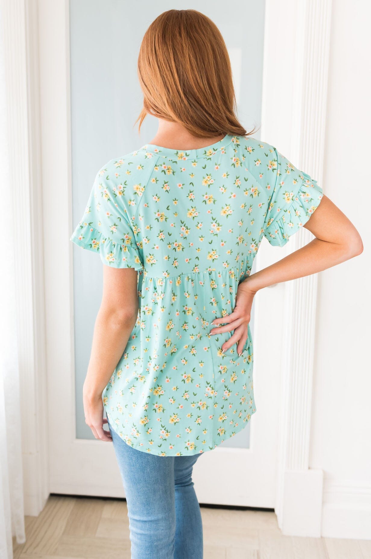 Sweet Blooms Babydoll Top NeeSee's Dresses