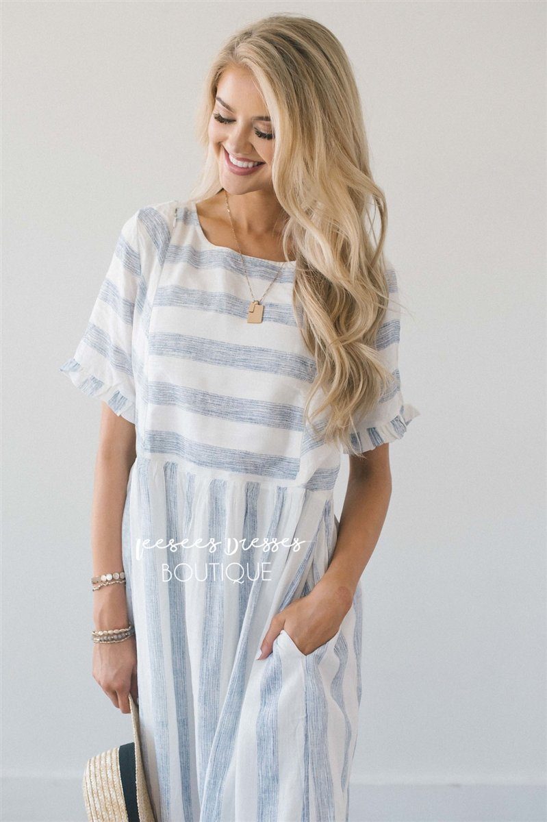 The Monika - Nursing Friendly Modest Dresses vendor-unknown