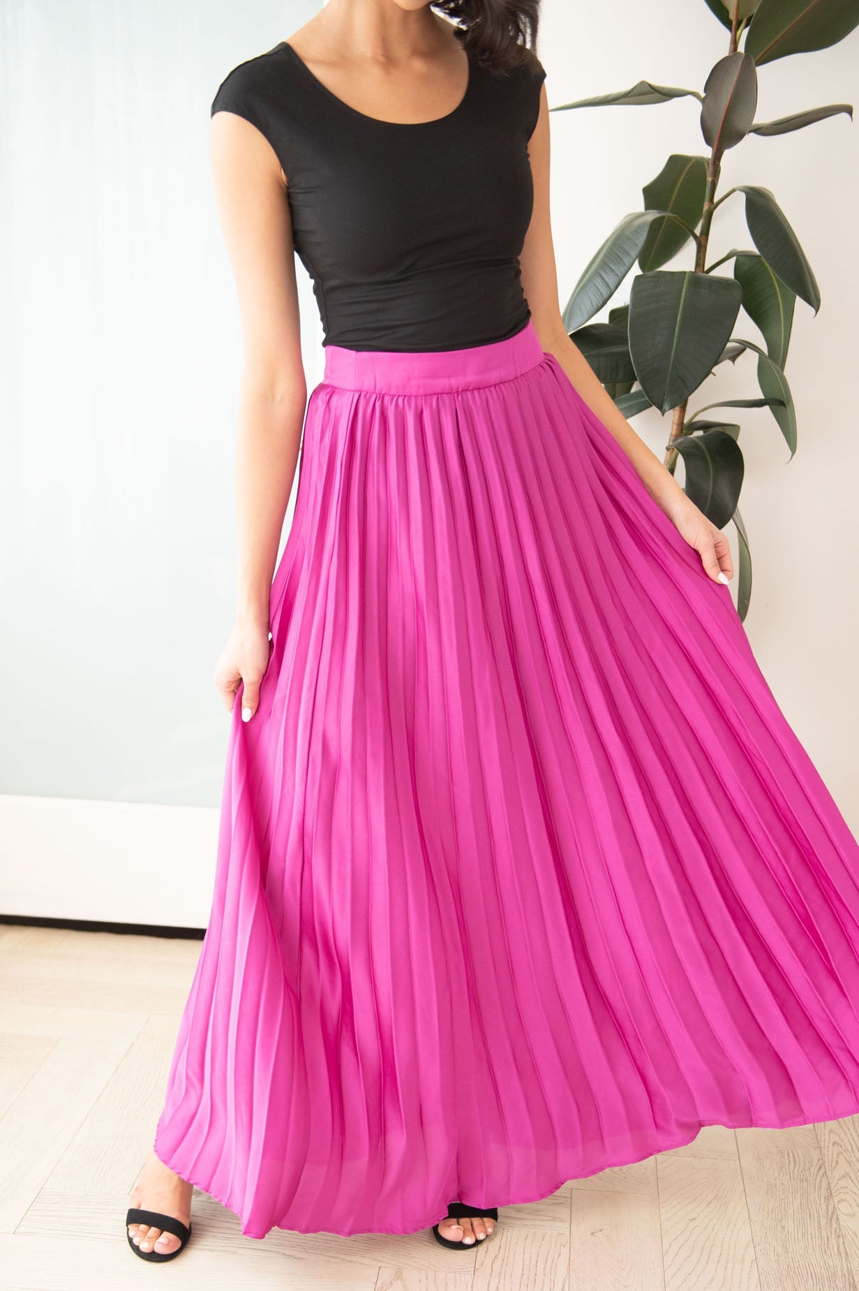 Reaching For The Stars Modest Maxi Skirt Skirts vendor-unknown