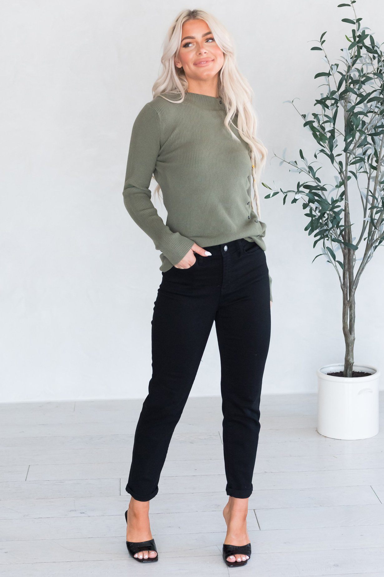 Dreaming Of Tomorrow Modest Sweater Tops vendor-unknown