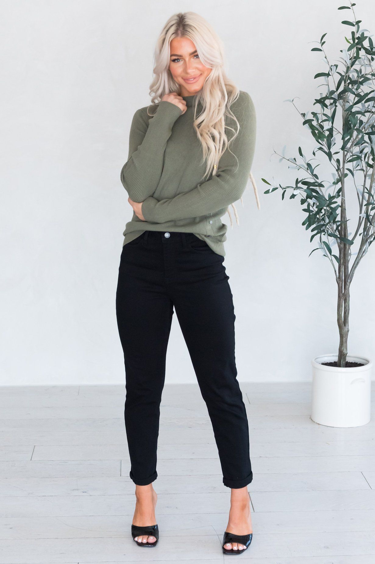 Dreaming Of Tomorrow Modest Sweater Tops vendor-unknown