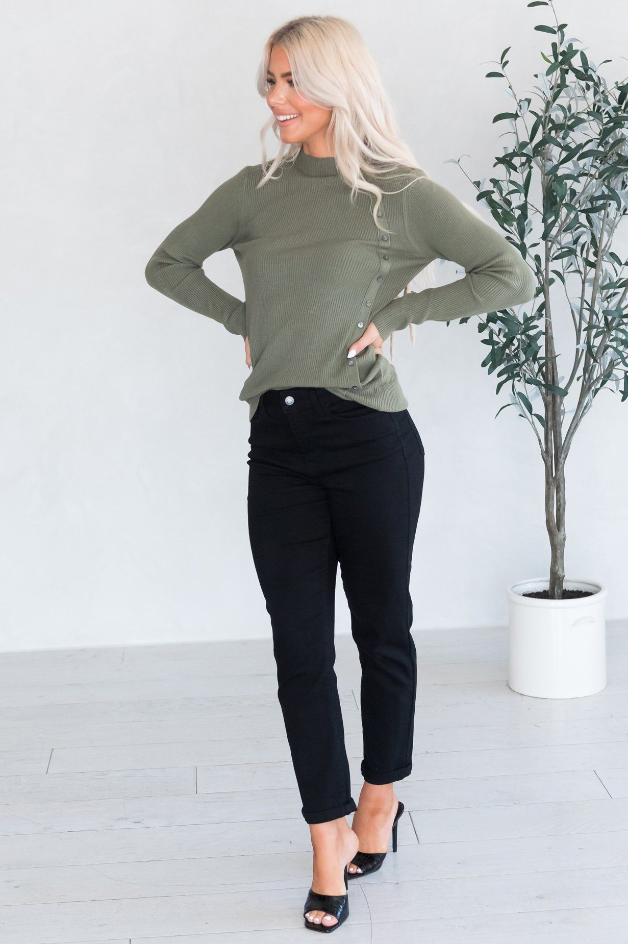 Dreaming Of Tomorrow Modest Sweater Tops vendor-unknown