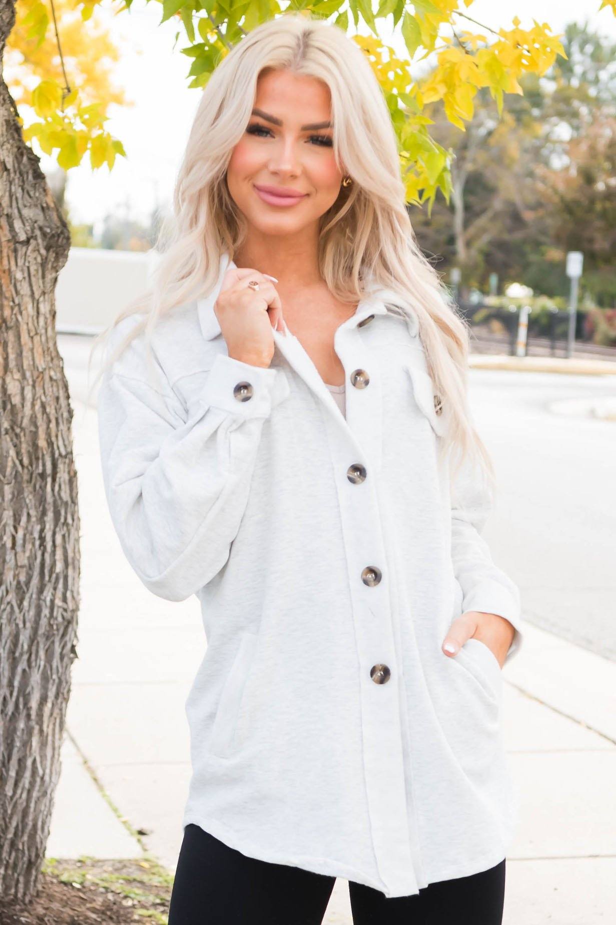 Bundled Up Modest Shacket Modest Dresses vendor-unknown